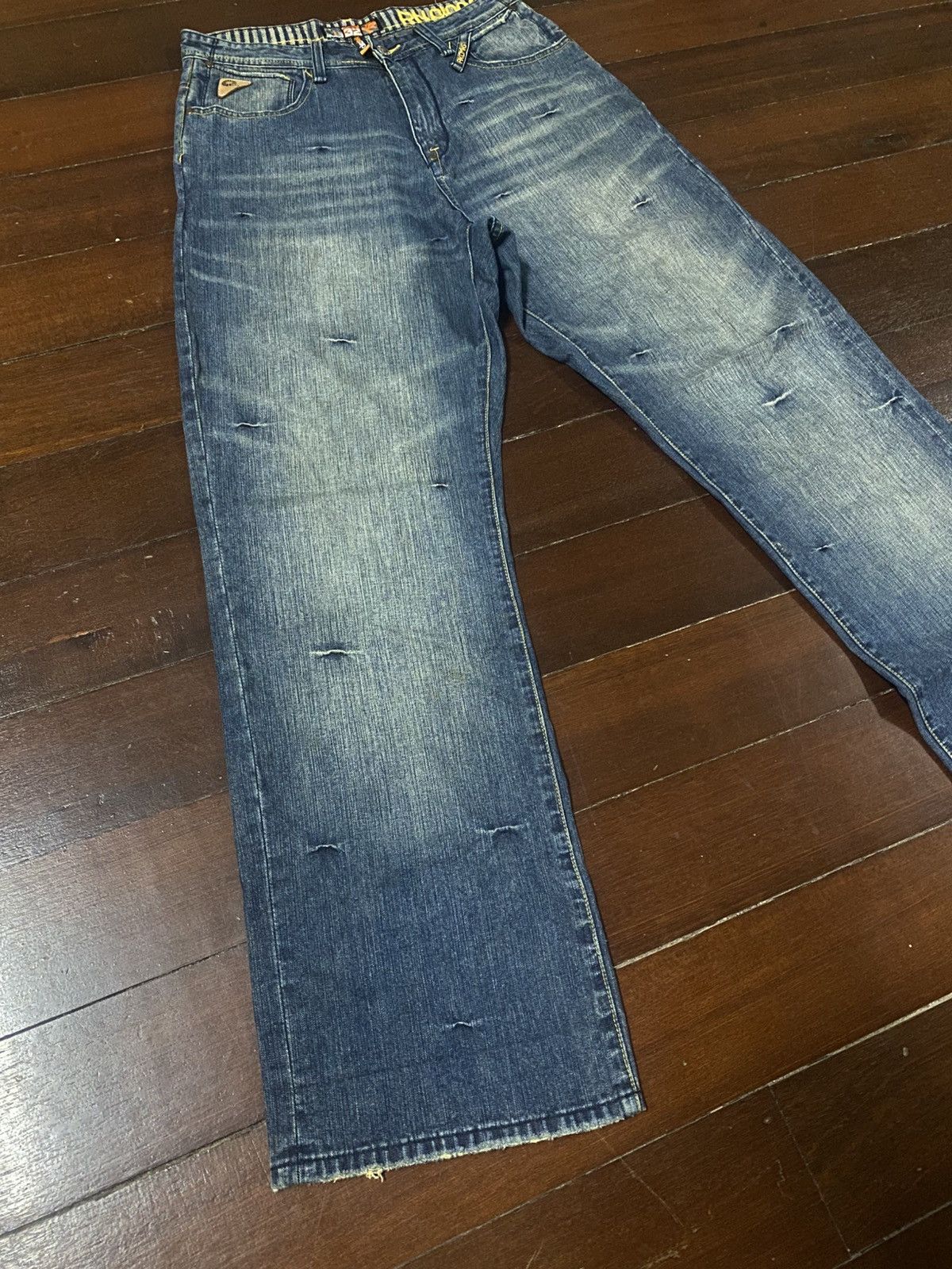 Akademiks Vintage Y2k Akdmks Grunge wide leg baggy Denim Size US 34 / EU 50 - 3 Thumbnail