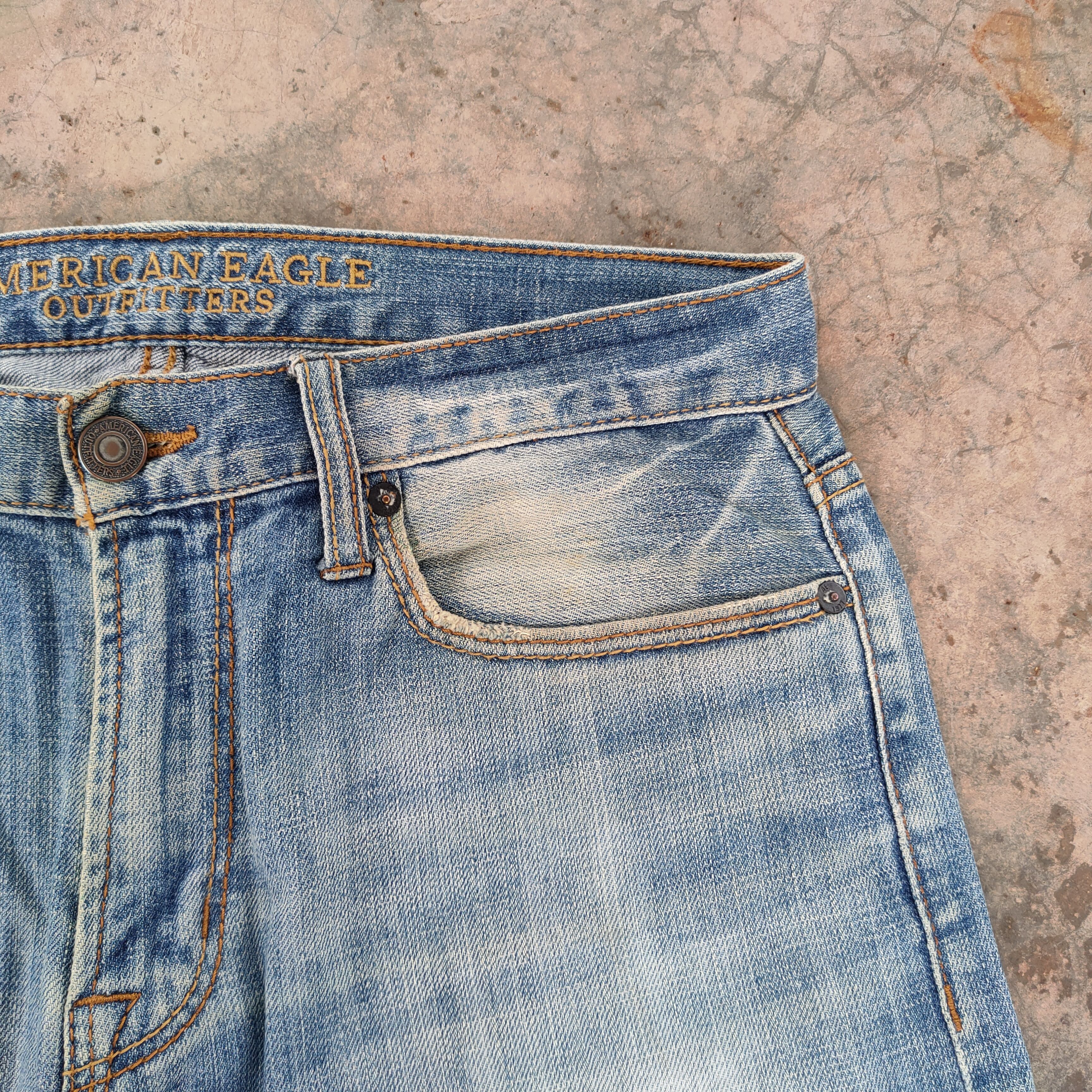Japanese Brand × Vintage VINTAGE JAPANESE FADED DISTRESSED JEANS DENIM PANTS Size US 31 - 7 Thumbnail
