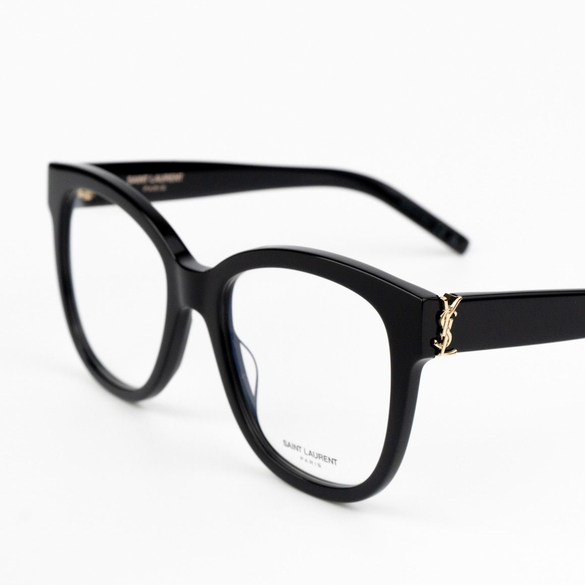 Saint Laurent Paris NEW Saint Laurent SLM97 001 Black Square Women Eyeglasses Size ONE SIZE - 5 Thumbnail
