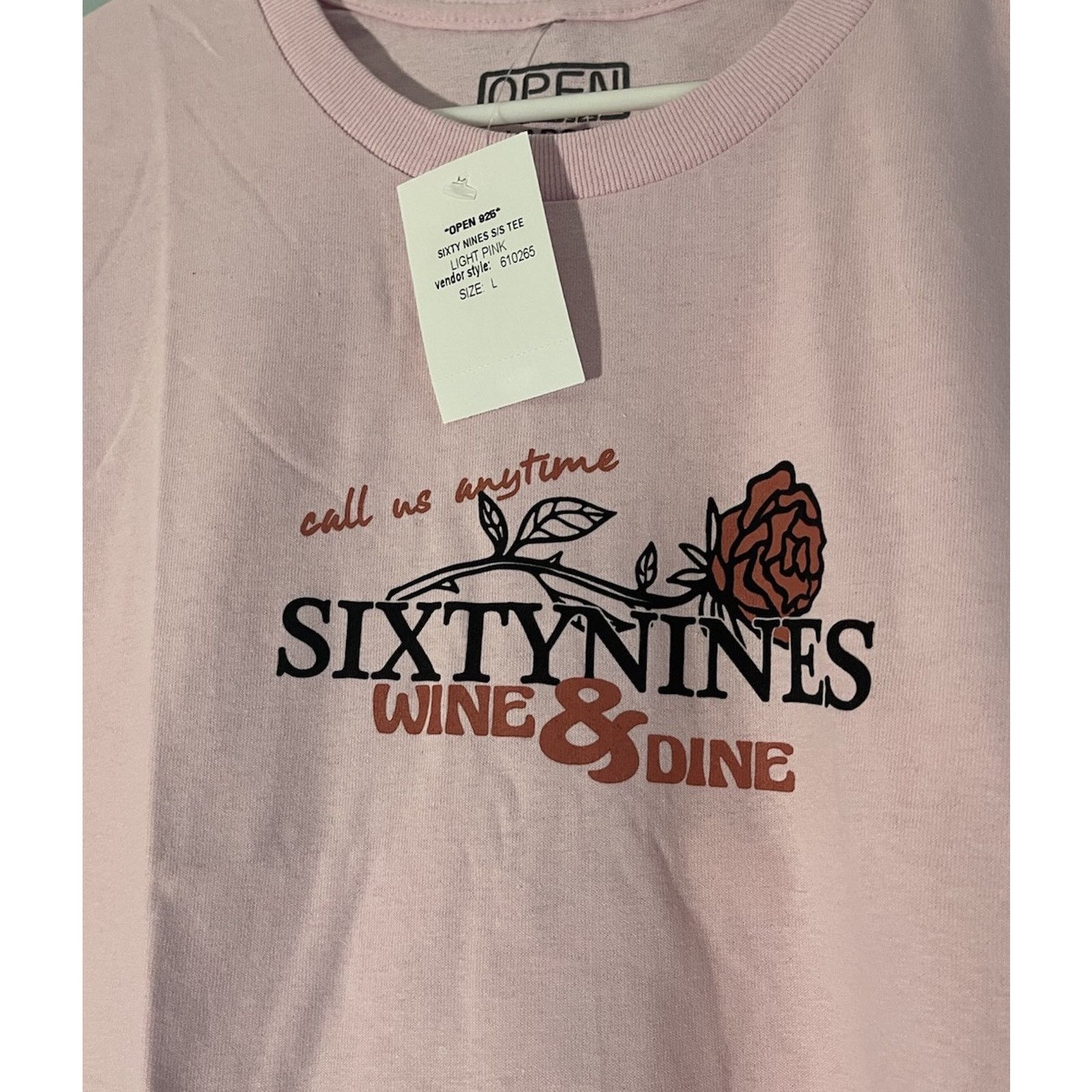 Other Sold Out Open 925, “Sixty Nines” Light Pink Wine & Dine Size US L / EU 52-54 / 3 - 4 Thumbnail