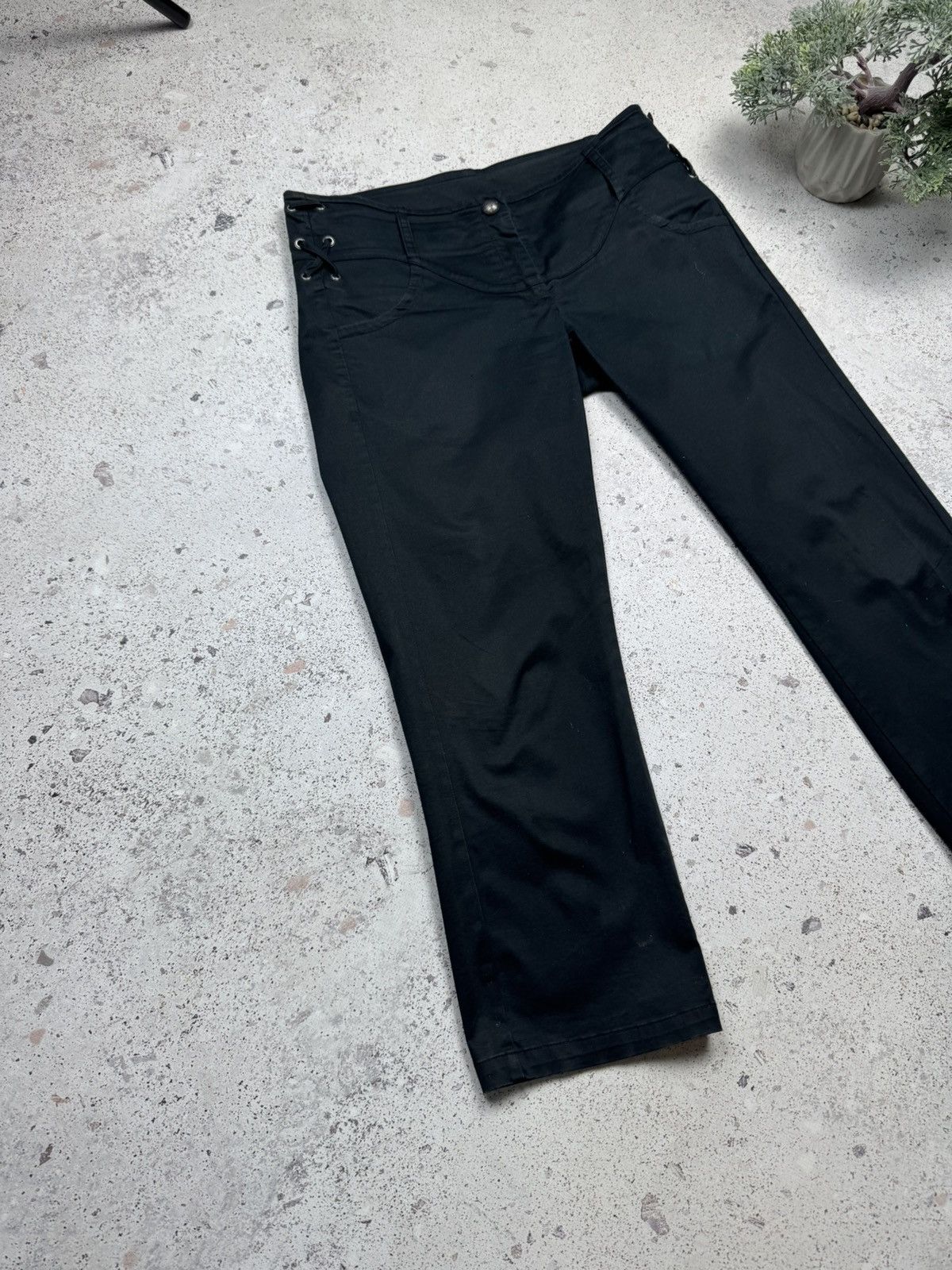Jean Paul Gaultier × Vintage Junior Gaultier Women 16A Breeches Black Vintage Size 34" / US 12 / IT 48 - 2 Thumbnail