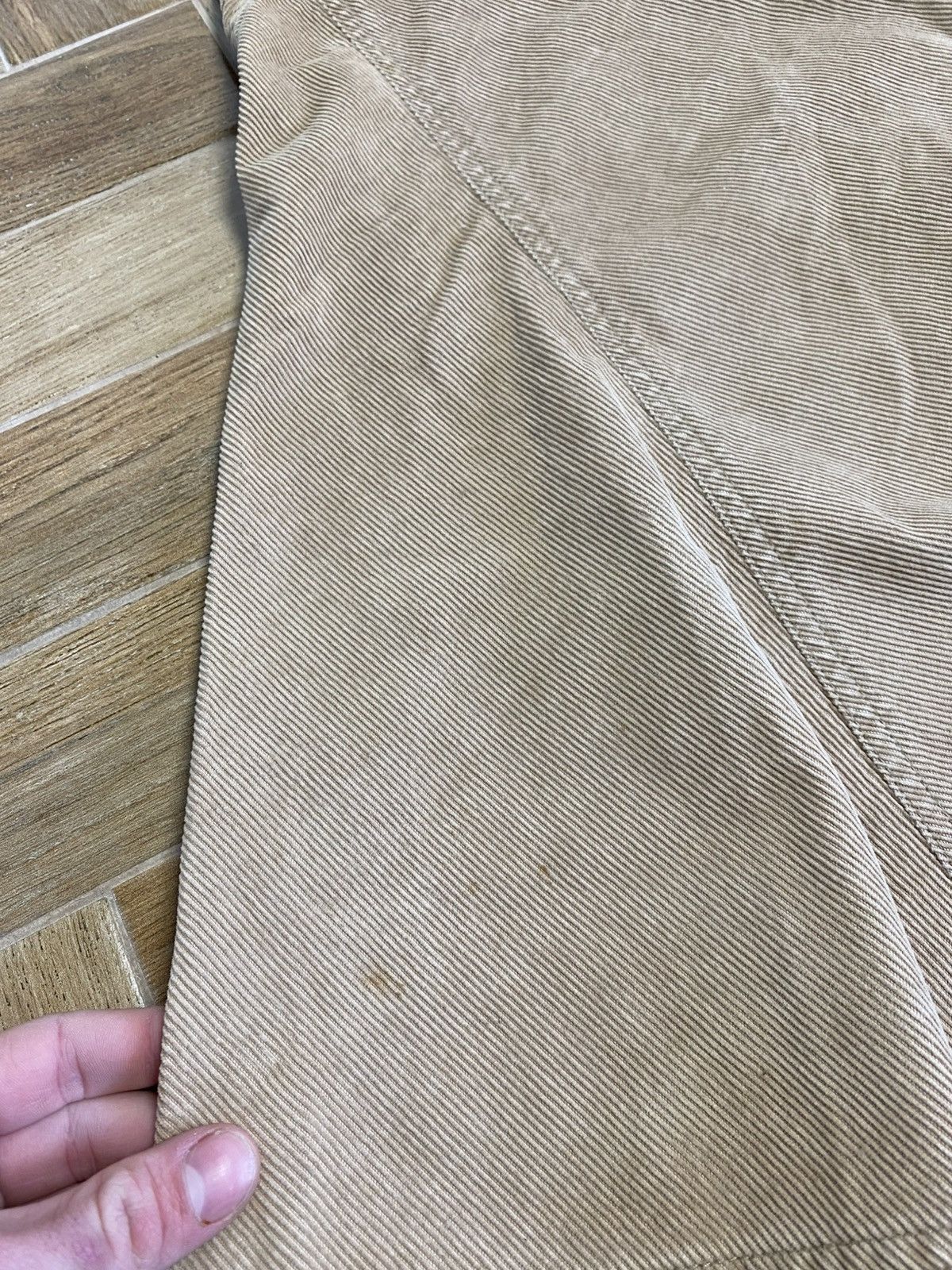 Polo Ralph Lauren × Ralph Lauren × Vintage Polo Ralph Lauren Maxi Skirt Midi Distressed Denim Size 32" / US 10 / IT 46 - 13 Thumbnail