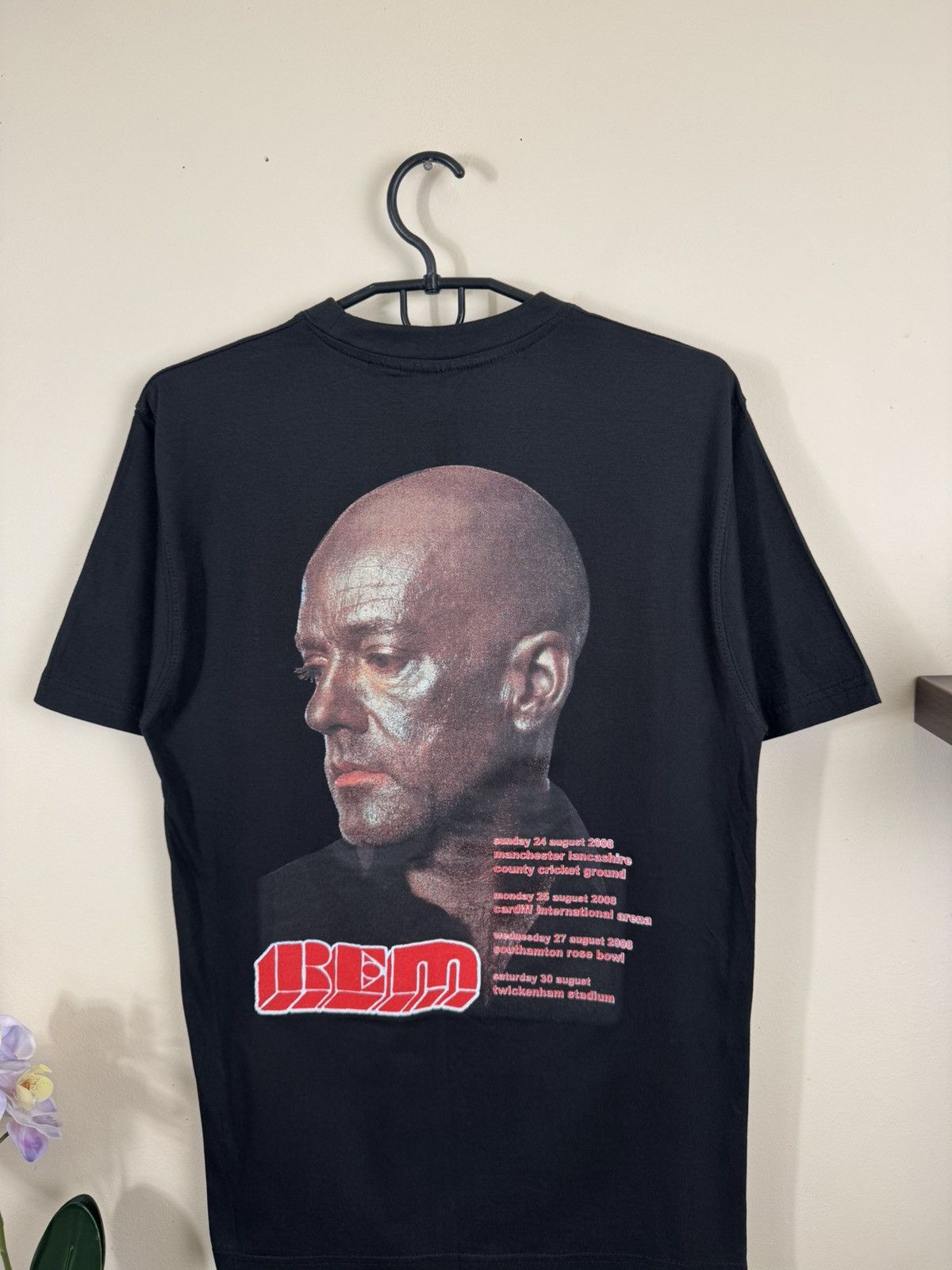 Vintage Vintage REM Band 2008 Accelerate T shirt Black Sz S Size US S / EU 44-46 / 1 - 6 Thumbnail