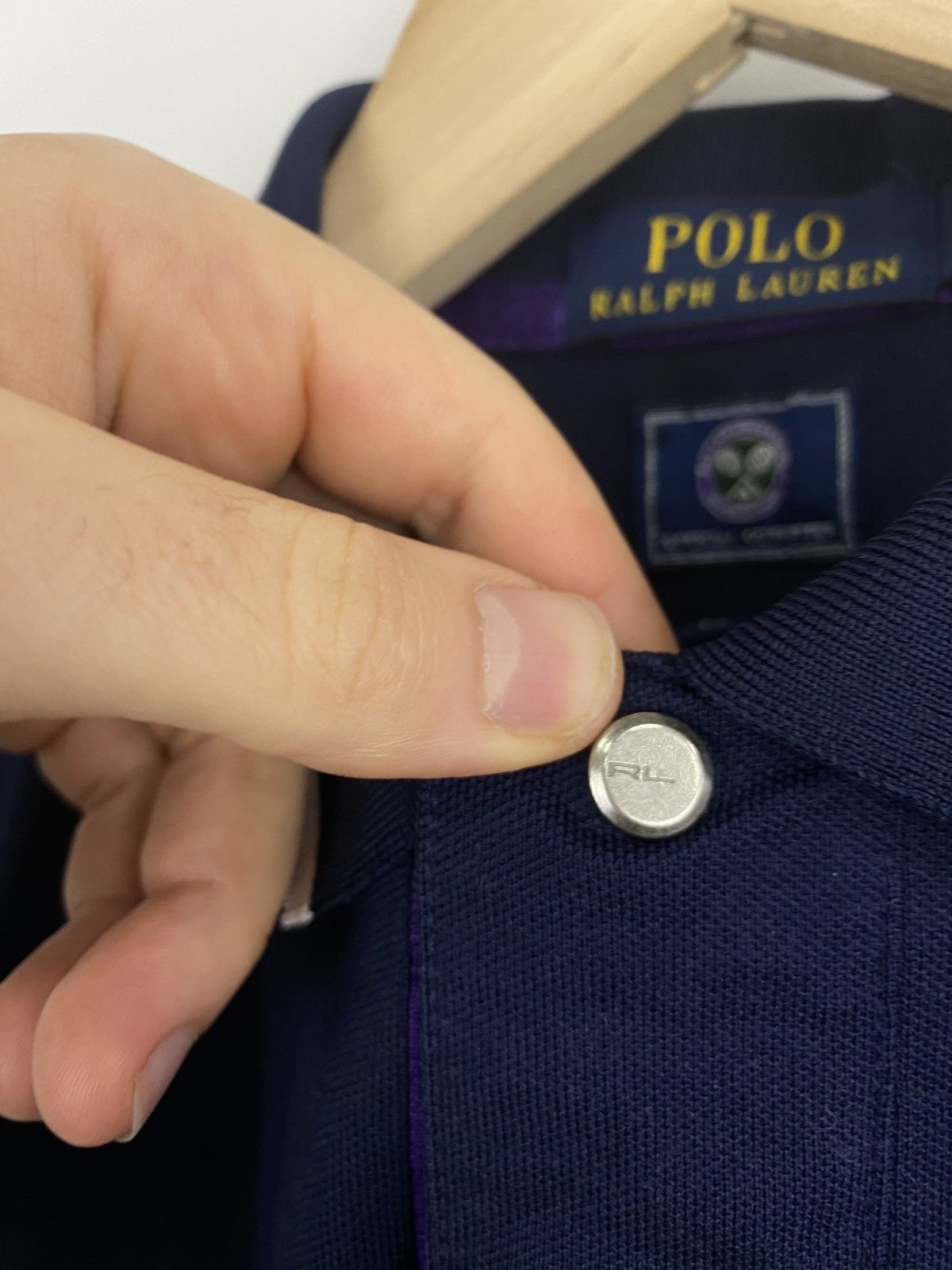 Polo Ralph Lauren 🇬🇧 Vintage Polo Ralph Lauren Wimbledon Tennis Polo T-Shirt Size US M / EU 48-50 / 2 - 7 Thumbnail