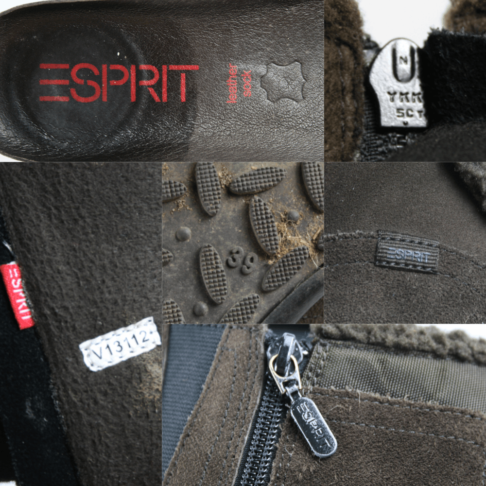 Esprit 00S Moto Y2K Riding Biker Boots Vintage Size US 9 / IT 39 - 13 Thumbnail