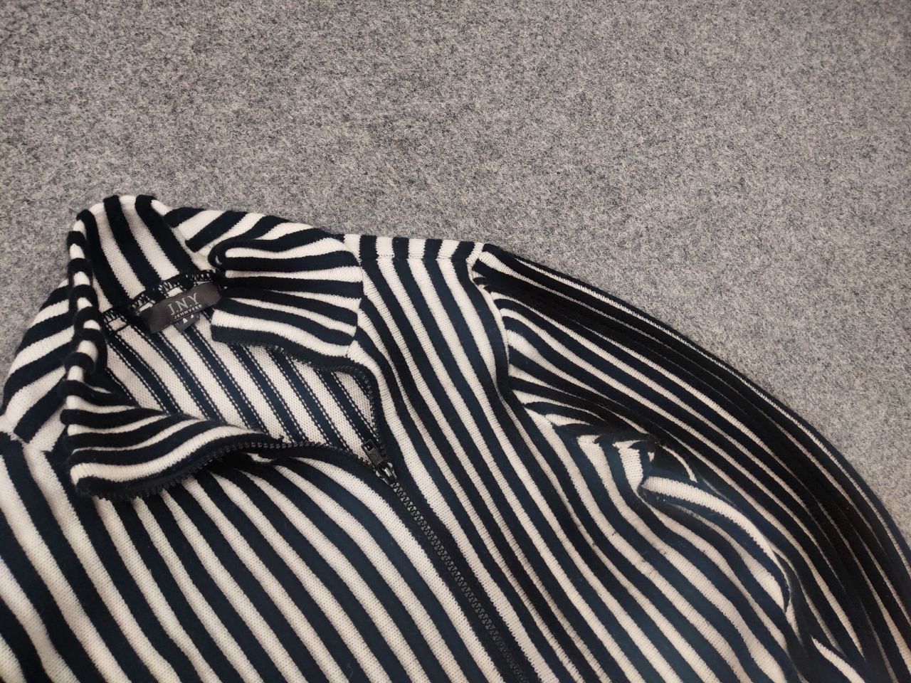 If Six Was Nine Vintage Ribbed If Six Was Nine sweater asymetric Zip LGB Y2K Size US M / EU 48-50 / 2 - 4 Thumbnail