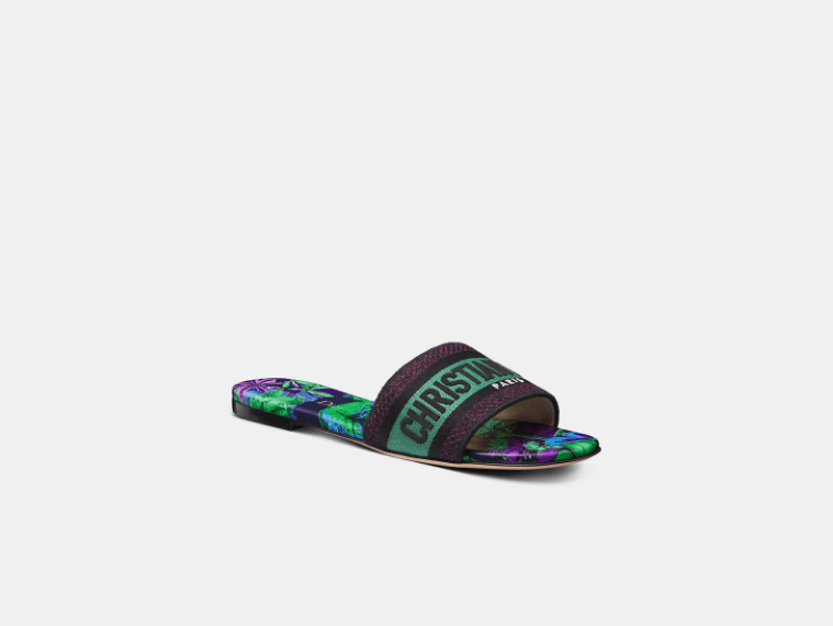 Dior o1w1db10625 KCQ209 Dway Slides in Multicolor Size US 6 / IT 36 - 2 Thumbnail