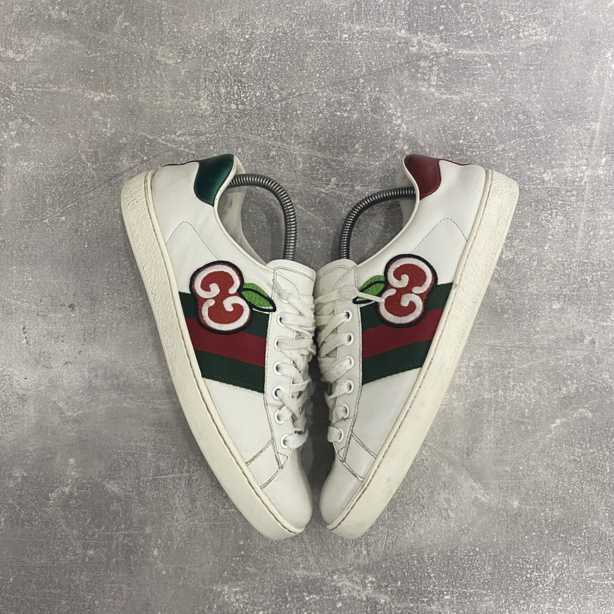 Gucci Gucci Ace Embroidered Shoes Sneakers Size US 5 / IT 35 - 2 Thumbnail