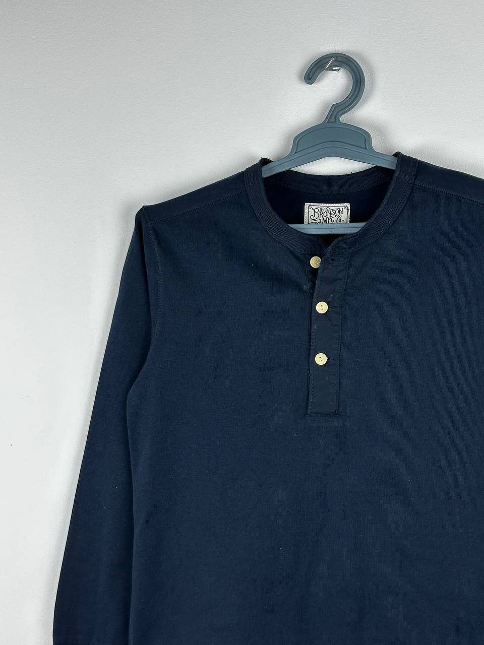 Bronson MFG. CO. Bronson MFG Tubular Long sleeve T Shirt Navy Heavyweight Size US S / EU 44-46 / 1 - 3 Thumbnail