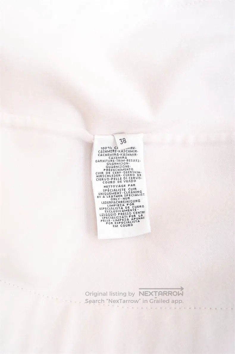 Hermes Hermes Beige Cashmere and Leather Coat Size XS / US 0-2 / IT 36-38 - 8 Thumbnail