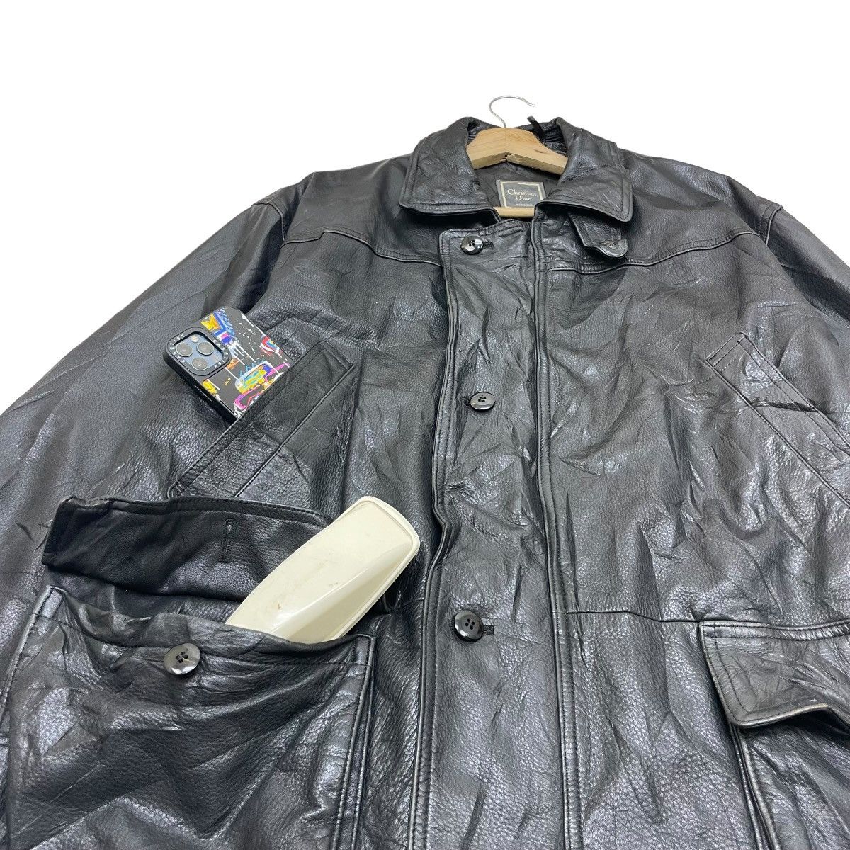 Christian Dior Monsieur 🔥 90s Christian Dior Monsieur Leather Size US M / EU 48-50 / 2 - 5 Thumbnail