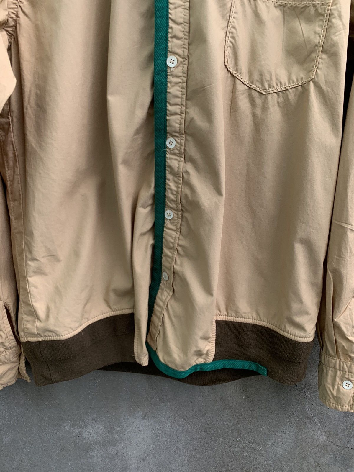 Sacai Reconstructed Button Up Shirt Size US S / EU 44-46 / 1 - 5 Thumbnail