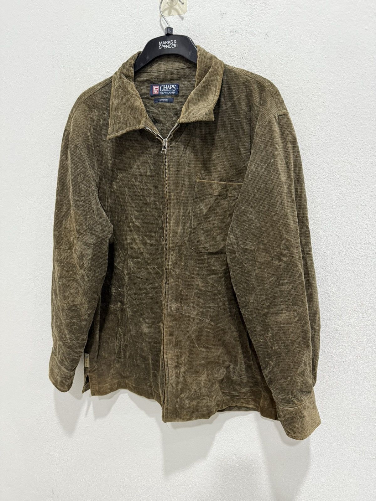Chaps Ralph Lauren RALPH LAUREN VELVET CASUAL JACKET ZIPPER UP Size US L / EU 52-54 / 3 - 3 Thumbnail