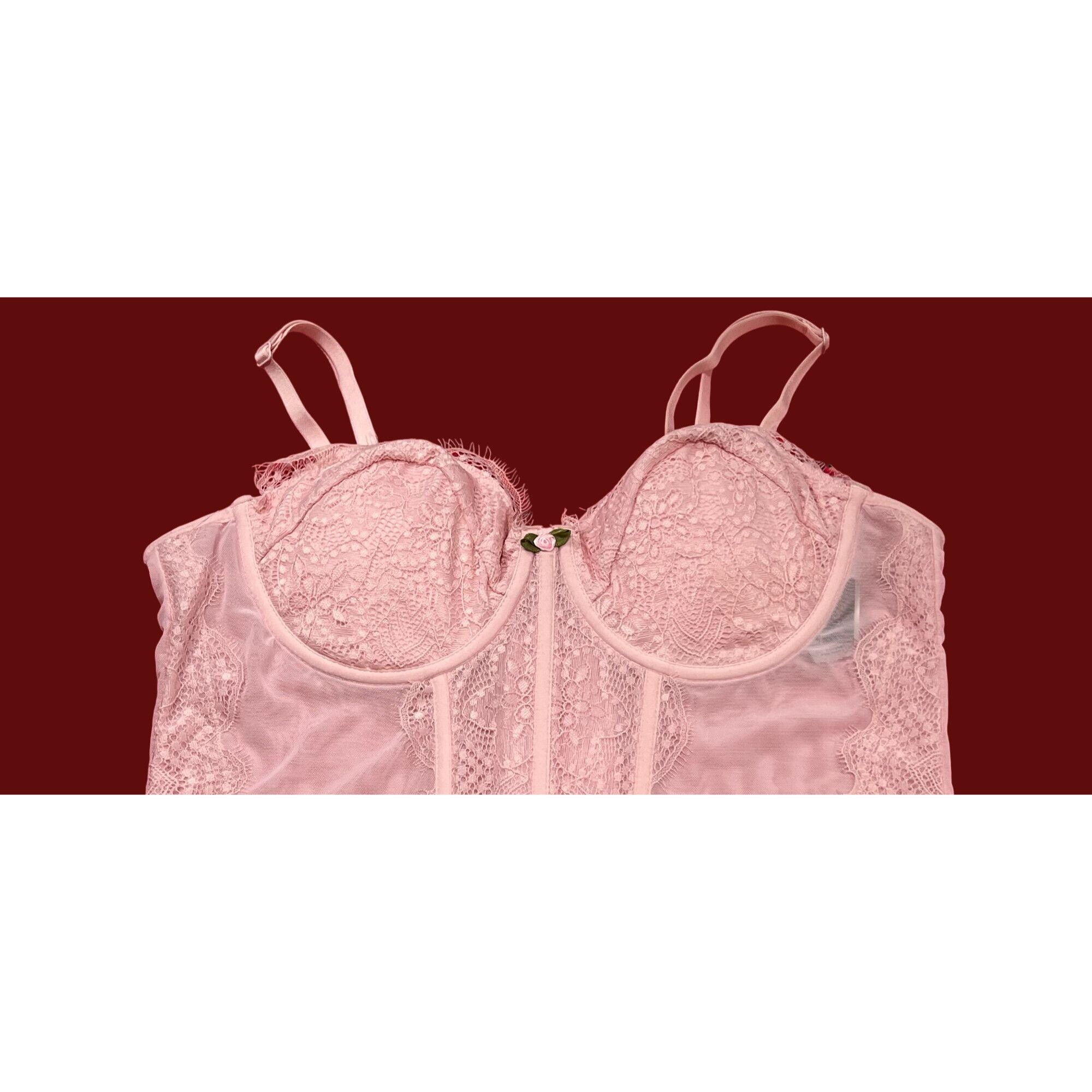 rue21 Rue 21 - Women's Lace Corset Top - Soft And Breathable Mesh Size ONE SIZE - 8 Thumbnail