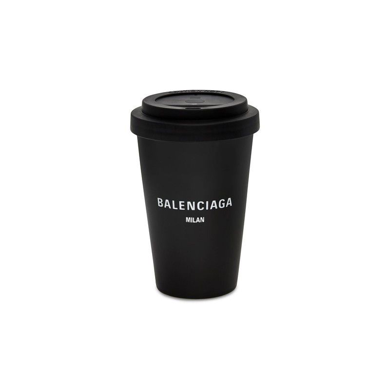 Balenciaga o1bcso1str0825 Size: OS / Coffee Cup Milan in Black Size ONE SIZE - 1 Thumbnail