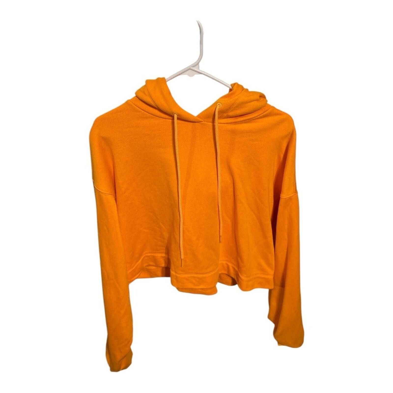 Alo Alo Orange Cropped Hoodie Size M / US 6-8 / IT 42-44 - 1 Thumbnail