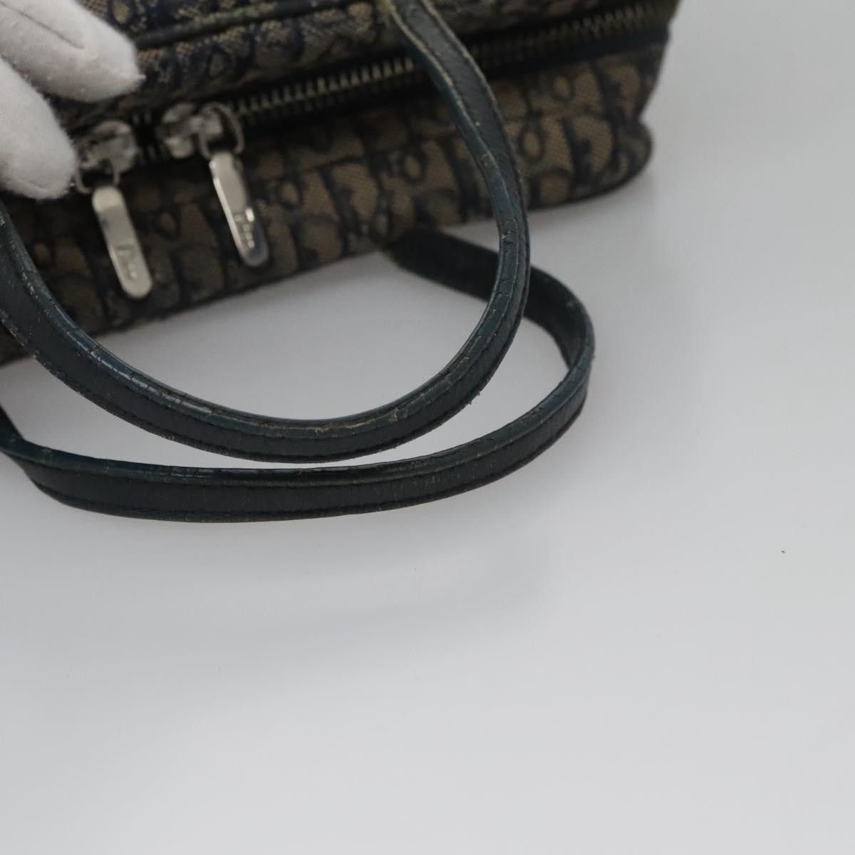 Dior DIOR Trotter Canvas Hand Bag Navy Size ONE SIZE - 7 Thumbnail