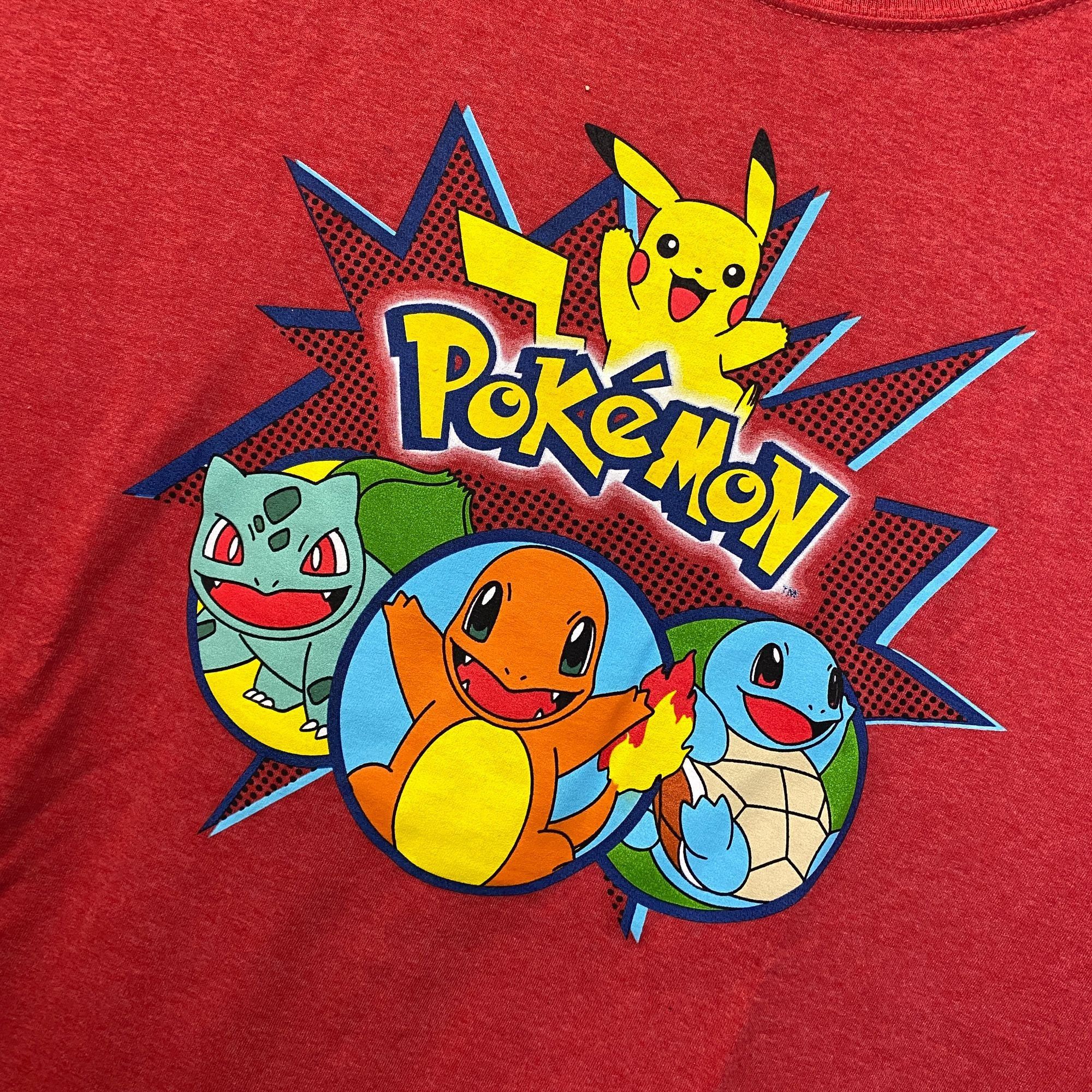 Pokemon Pokémon Starter Pokemon anime Tshirt size Extra Large Size US XL / EU 56 / 4 - 4 Thumbnail