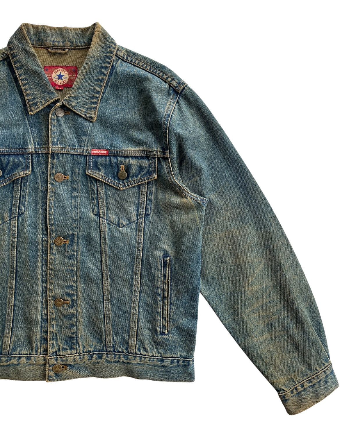 Vintage 90s Converse Rusty Denim Jacket Size US L / EU 52-54 / 3 - 6 Thumbnail