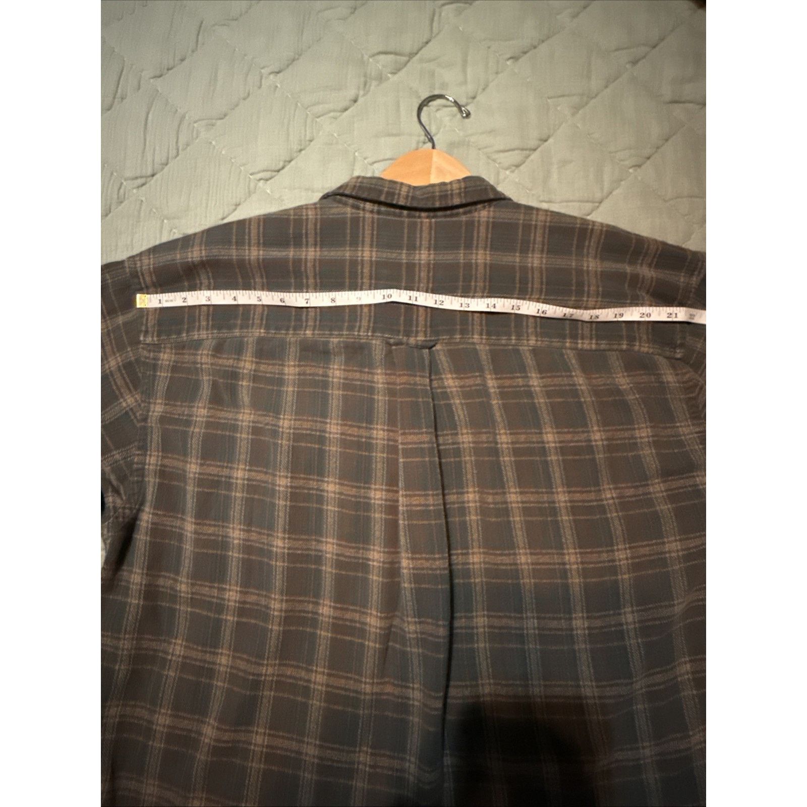 Other Vintage Adirondack by Savile Row Plaid Gray Green Flannel XL Size US XL / EU 56 / 4 - 7 Thumbnail