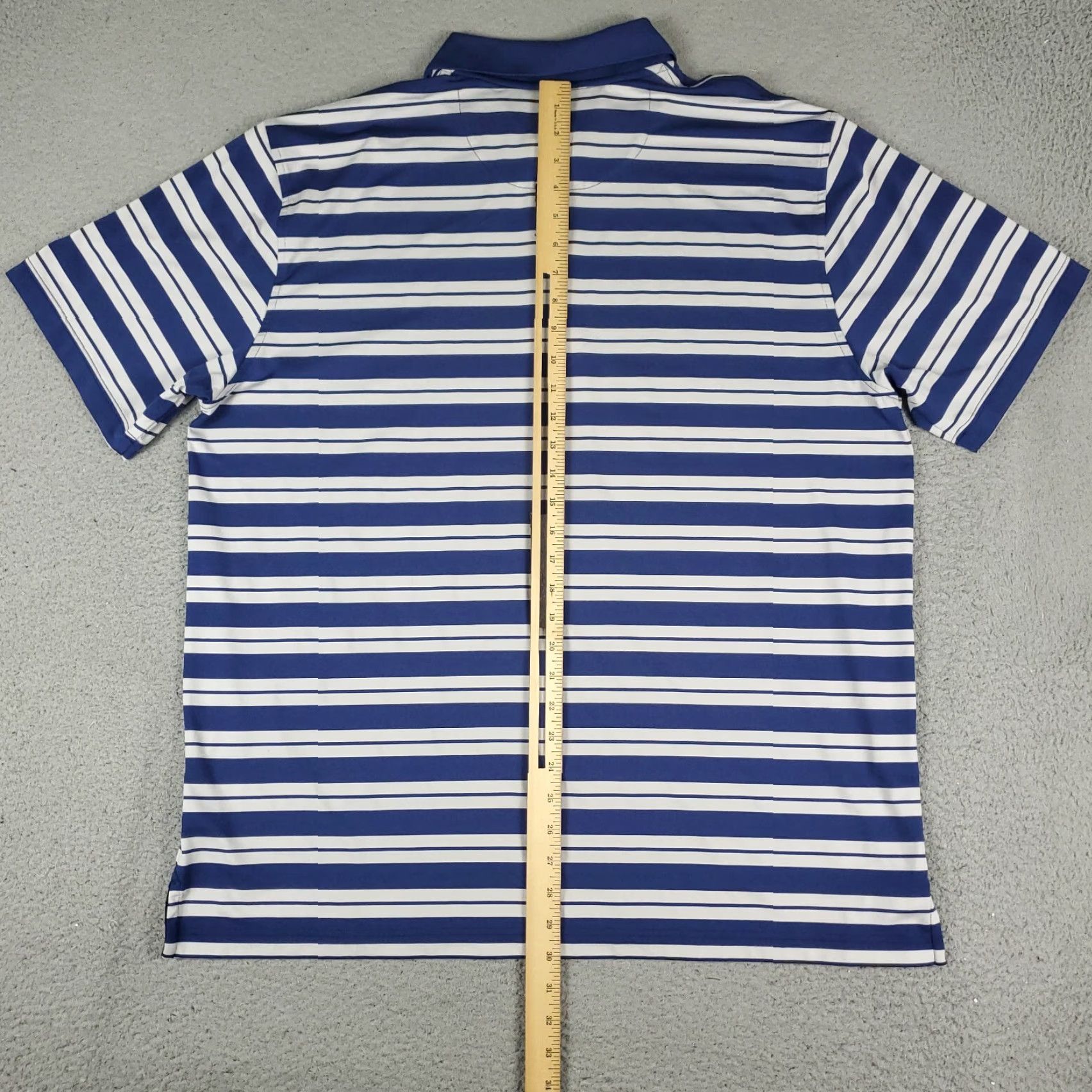 Brooks Brothers Brooks Brothers Polo Shirt Mens 2XL Blue Striped Polyester Casual Short Sleeve Polo Shirt Men 2XL Blue Striped Polyester Casual Short Sleeve Size US XXL / EU 58 / 5 - 4 Thumbnail