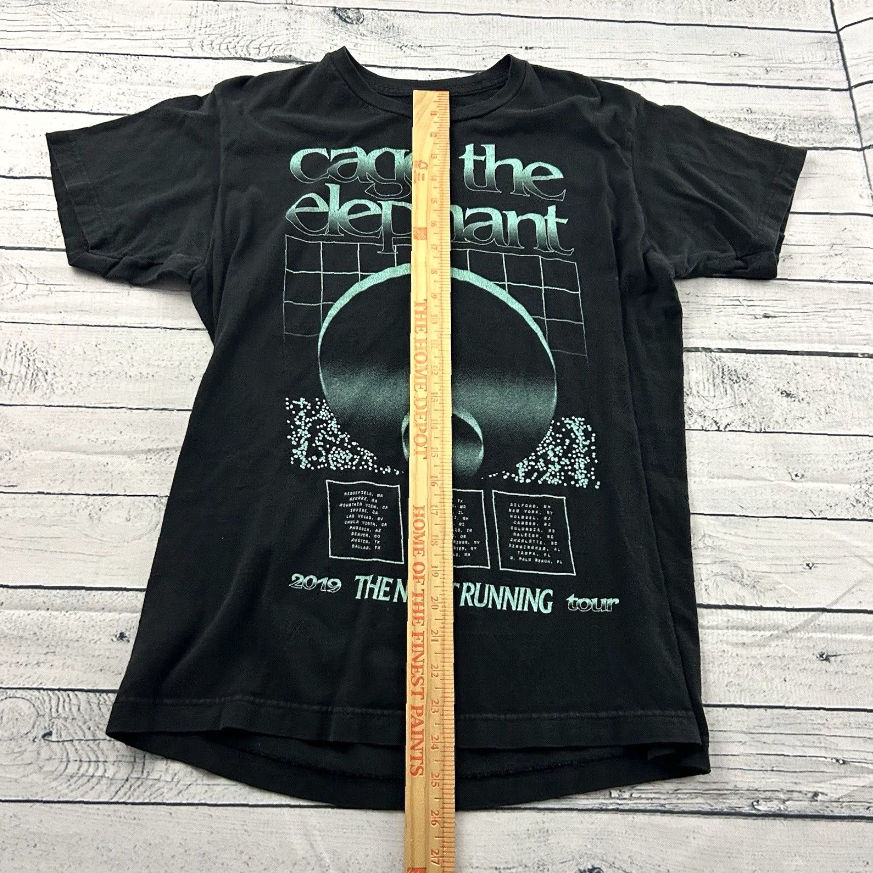 Vintage Cage The Elephant Short Sleeve T Shirt Mens Medium Black Size US M / EU 48-50 / 2 - 2 Thumbnail