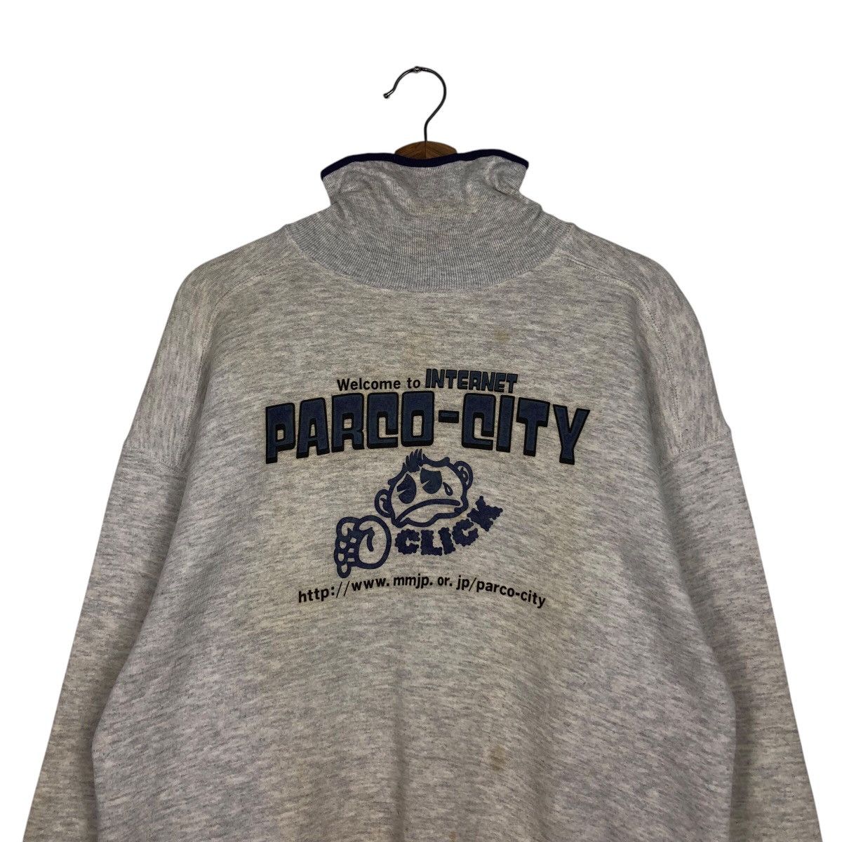 Japanese Brand × Vintage 📌Vintage Sweatshirt Parco City Made in Usa Big Logo Size US L / EU 52-54 / 3 - 4 Thumbnail