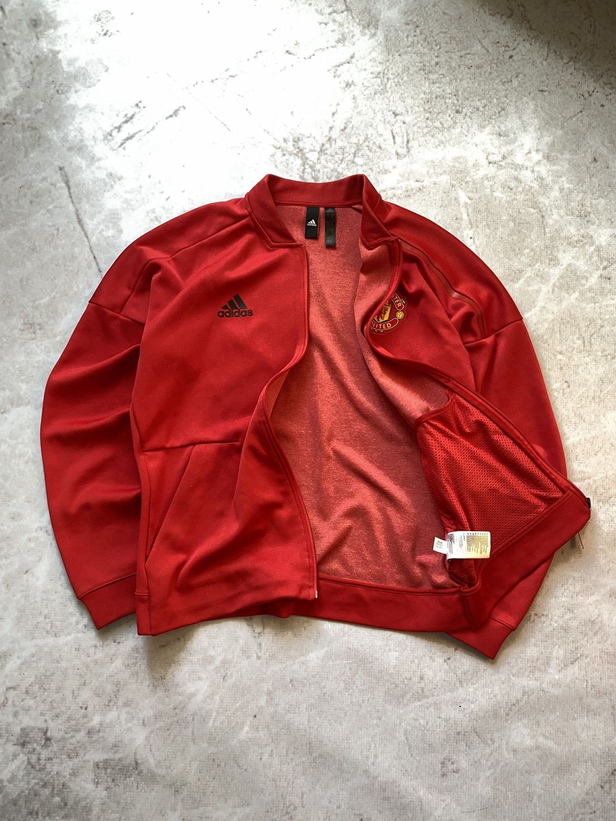 Vintage Adidas Manchester United Bomber Jacket Soccer Jersey Y2k M Size US M / EU 48-50 / 2 - 5 Thumbnail