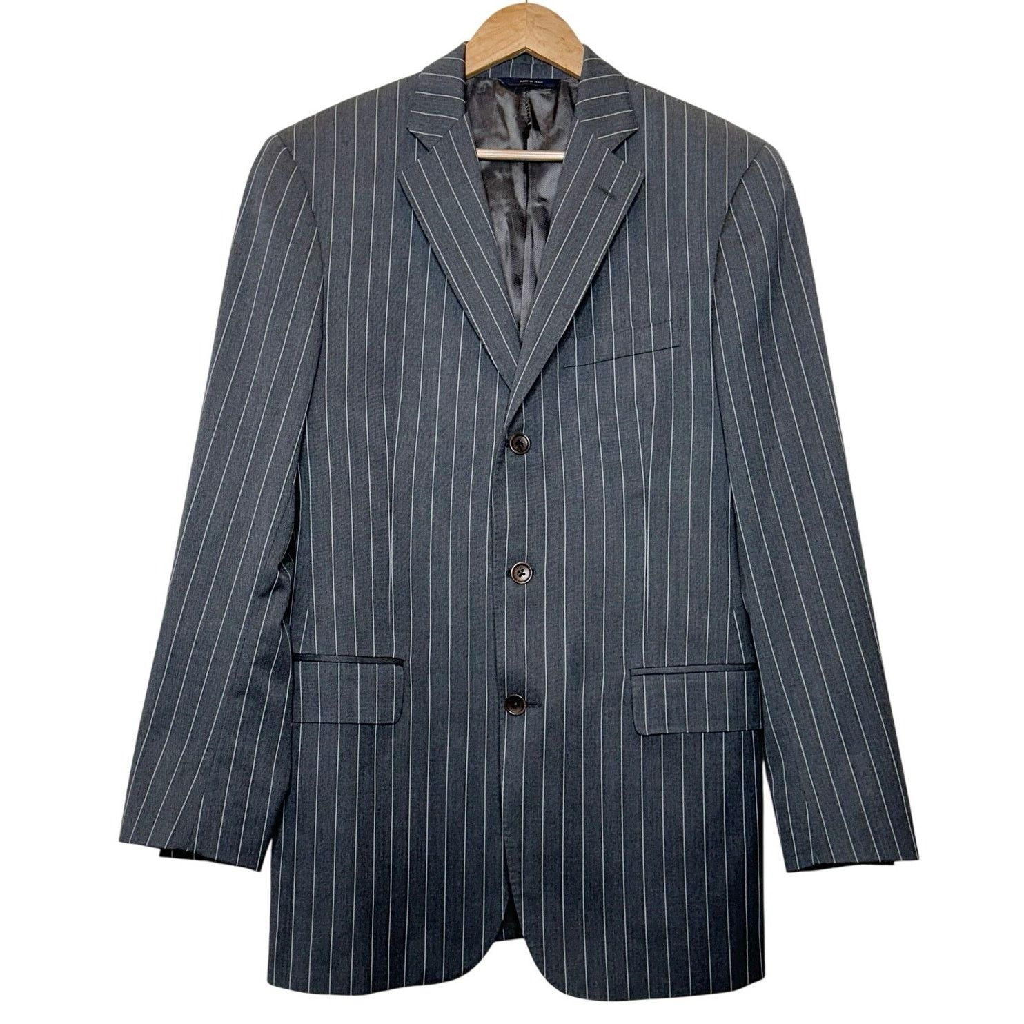 Brooks Brothers Brooks Brothers Regent Fit Wool Pinstripe 1818 Suit Blazer Size 40L - 2 Thumbnail