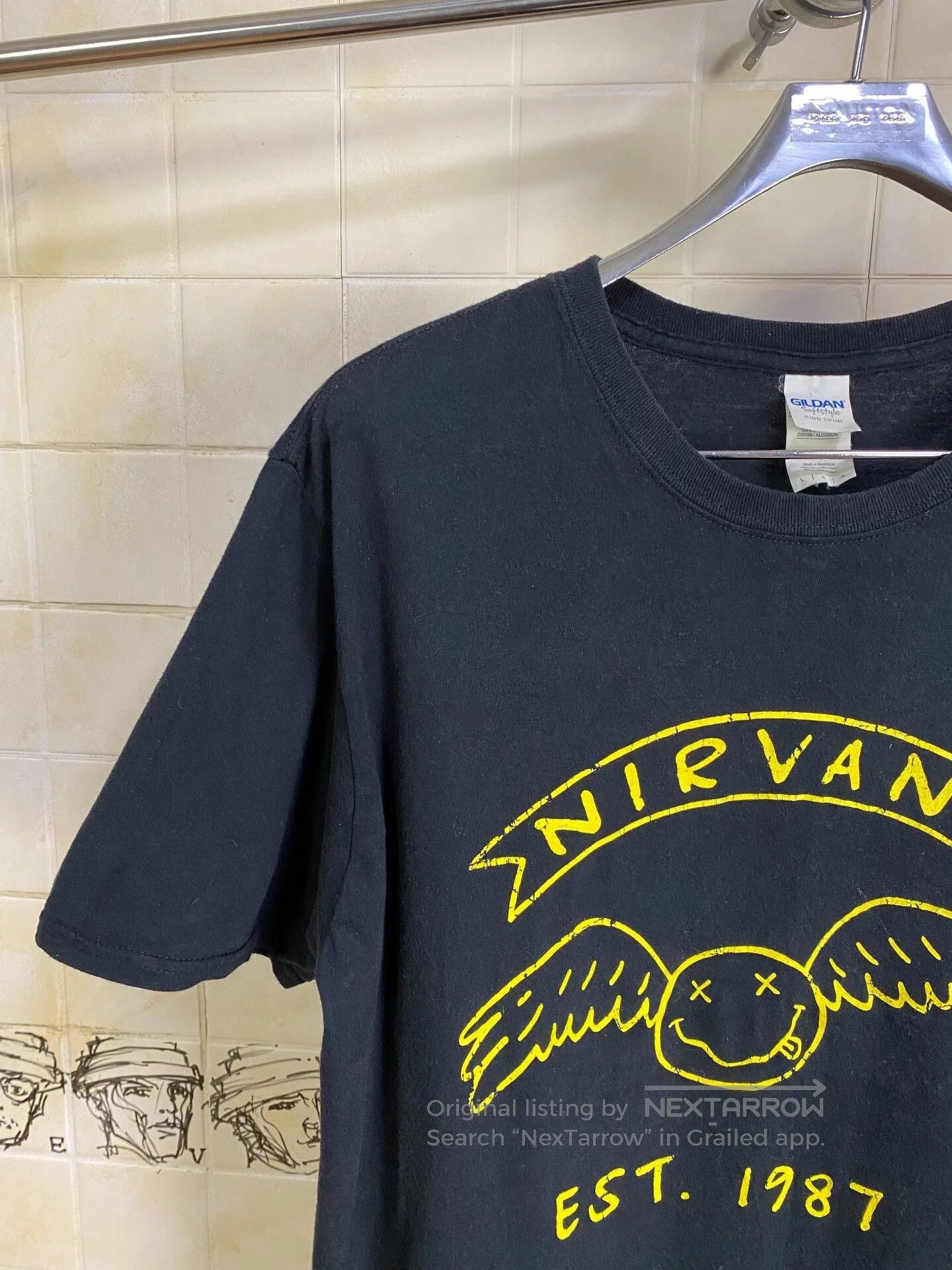 Gildan Nirvana Vintage Band T. Size US L / EU 52-54 / 3 - 3 Thumbnail