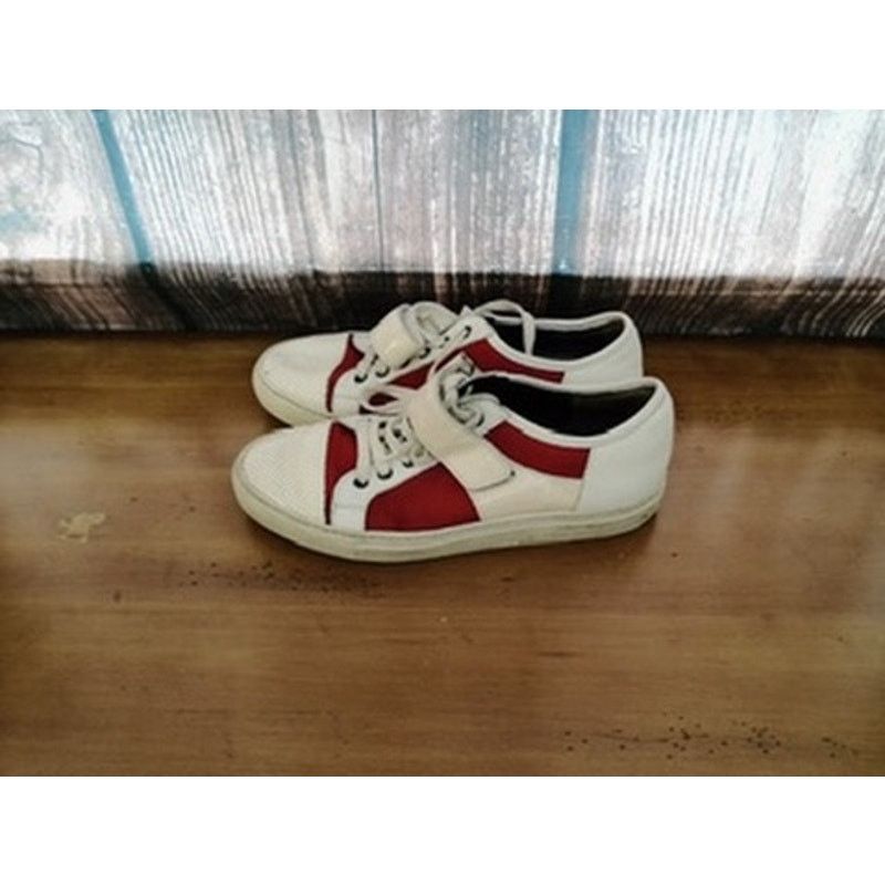 Lanvin Lanvin Sneakers Womens EU 38 White Red Colorblock Size 8.5 Size US 8.5 / IT 38.5 - 4 Thumbnail