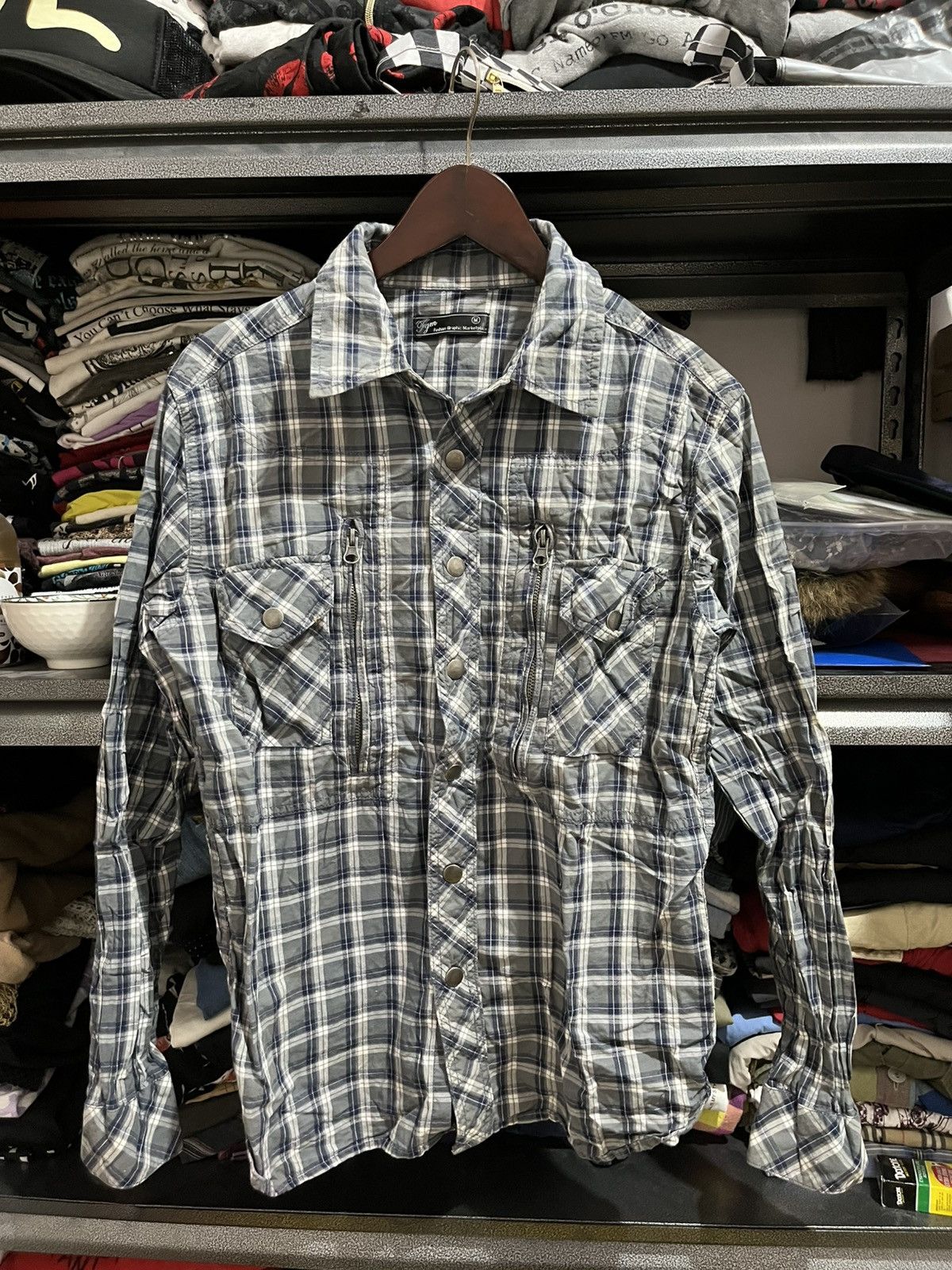 Hysteric Glamour × Japanese Brand Fgm mutli zipper shirt Size US M / EU 48-50 / 2 - 1 Thumbnail