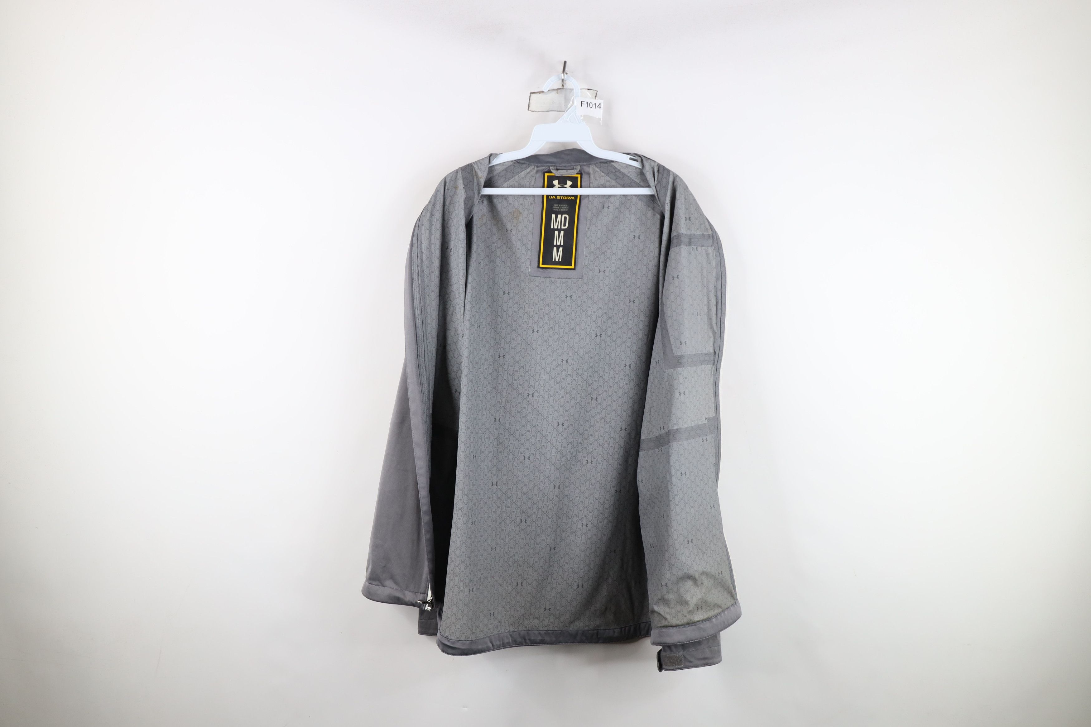 Under Armour Under Armour Storm Distressed Full Zip Rain Jacket Coat Gray Size US M / EU 48-50 / 2 - 9 Thumbnail