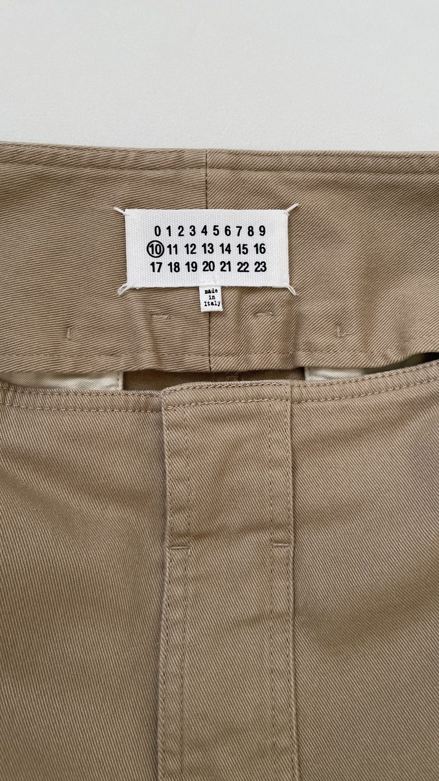Maison Margiela A/W 17 Tan Cotton Utility Trousers Size US 32 / EU 48 - 3 Thumbnail