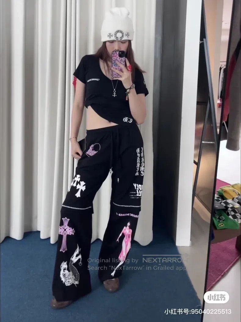 Chrome Hearts CHROME HEARTS Size S Black deadly doll second-generation co Size US 30 / EU 46 - 6 Thumbnail