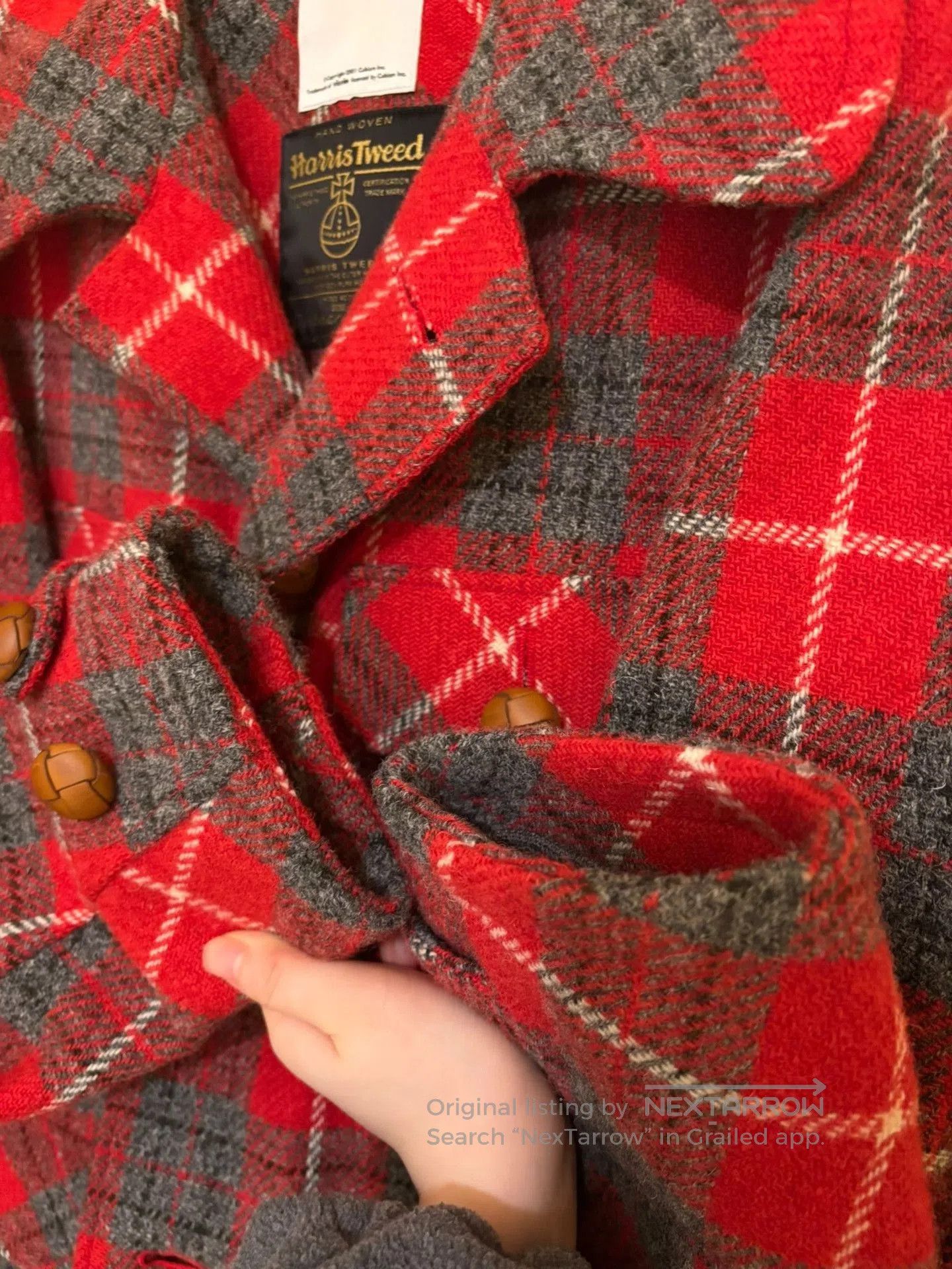 Visvim Visvim Harris Tweed Plaid Wool Coat. Size US M / EU 48-50 / 2 - 7 Thumbnail
