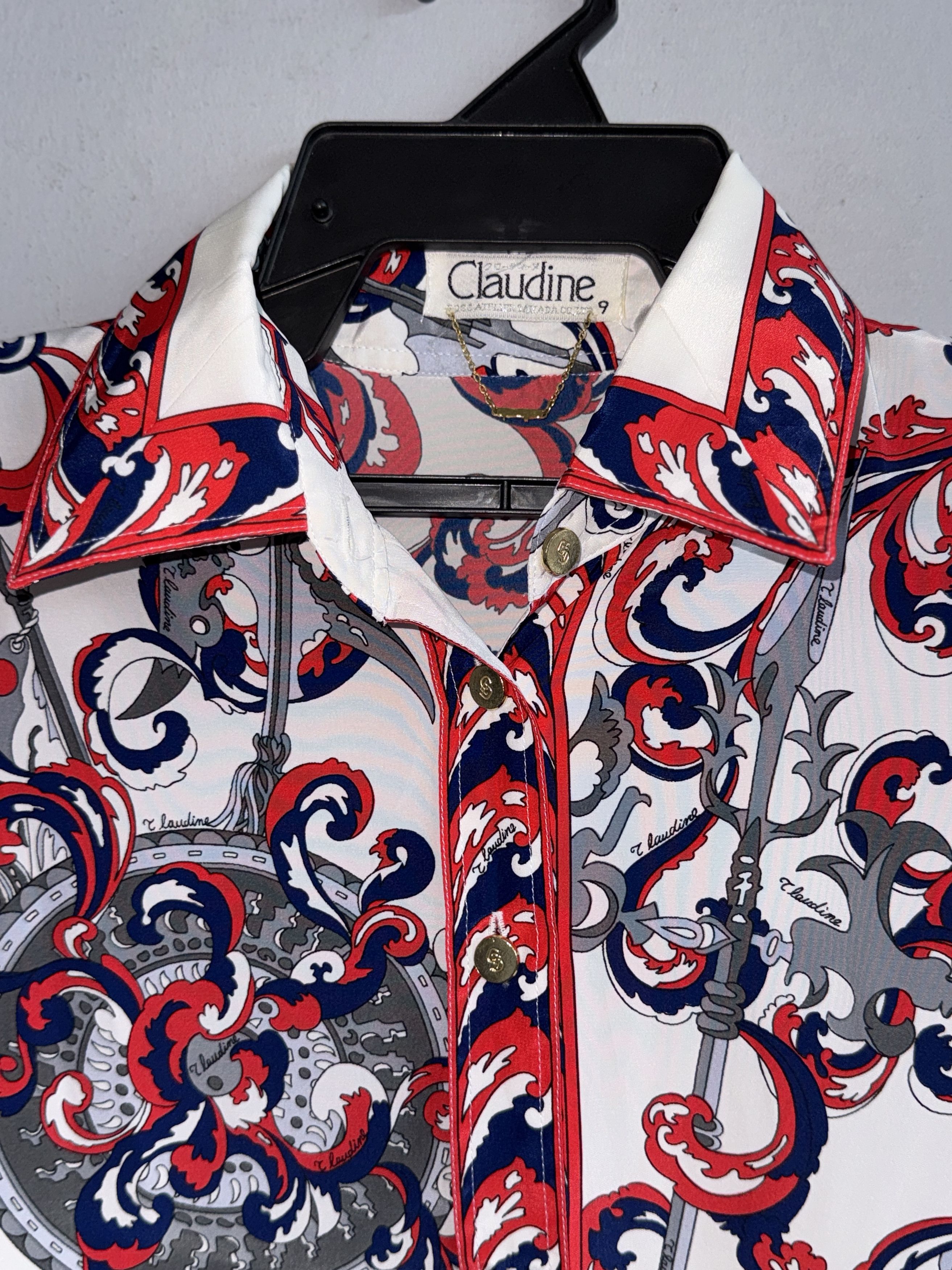 Japanese Brand Claudine Blouse Size S / US 4 / IT 40 - 2 Thumbnail