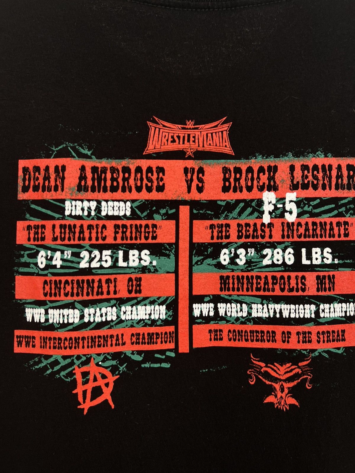 Vintage × WWE × WWF Vintage Brock Lesnar Suplex City Promo Wrestling Shirt Size US L / EU 52-54 / 3 - 7 Thumbnail