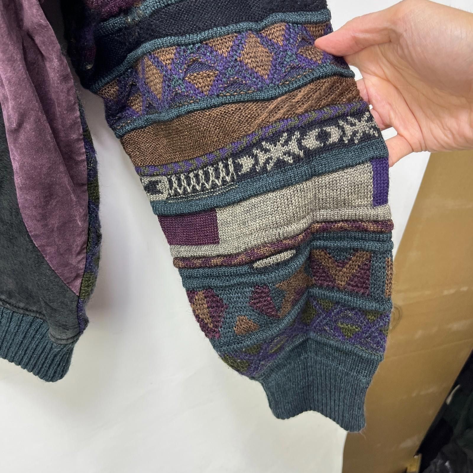 Cabelas Vintage 90s Tosani Coogi Style 3D Knit Sweater Size Medium Size US XL / EU 56 / 4 - 6 Thumbnail