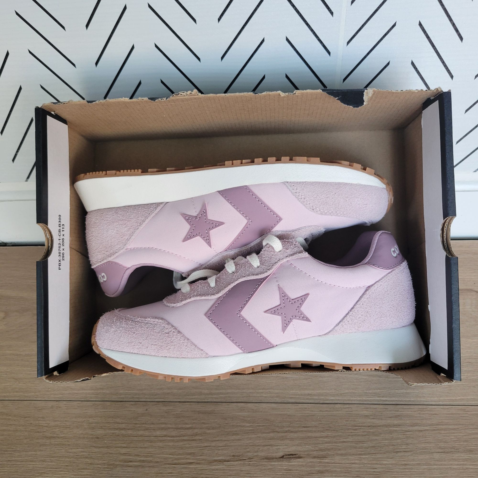 Converse ❤️Converse Omega Trainer Ox Pink Purple Men Shoes Sz 7 Suede Size US 7 / EU 40 - 6 Thumbnail