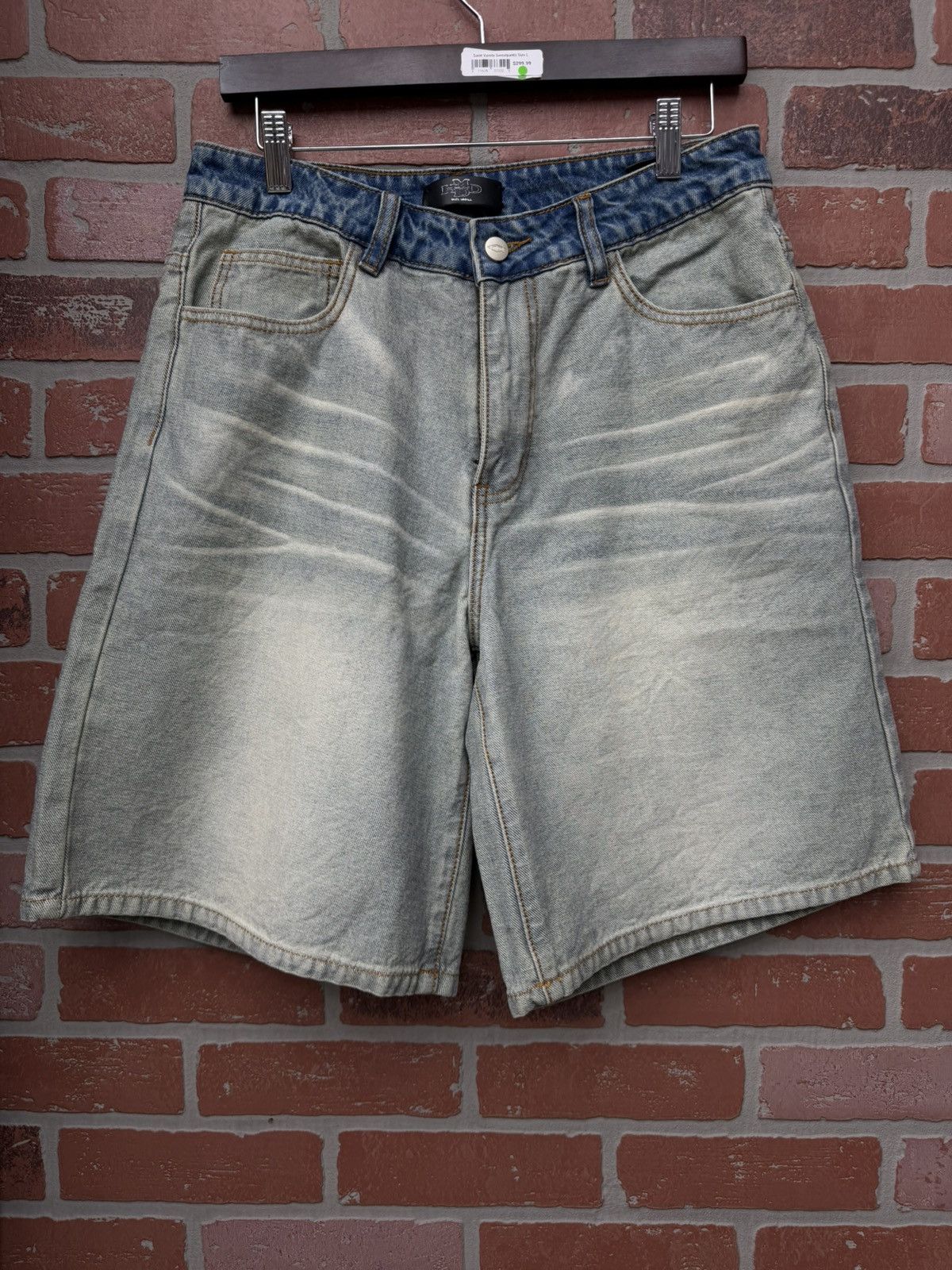 HMDD Size S - Happy Memories Dont Die “HMDD” Inside Out Jorts Size US 30 / EU 46 - 1 Thumbnail