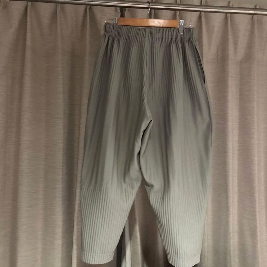 Issey Miyake ISSEY MIYAKE HOMME PLISSE PLEATED PANTS SIZE S MULTICOLOR MEN USED Size US 29 - 3 Thumbnail