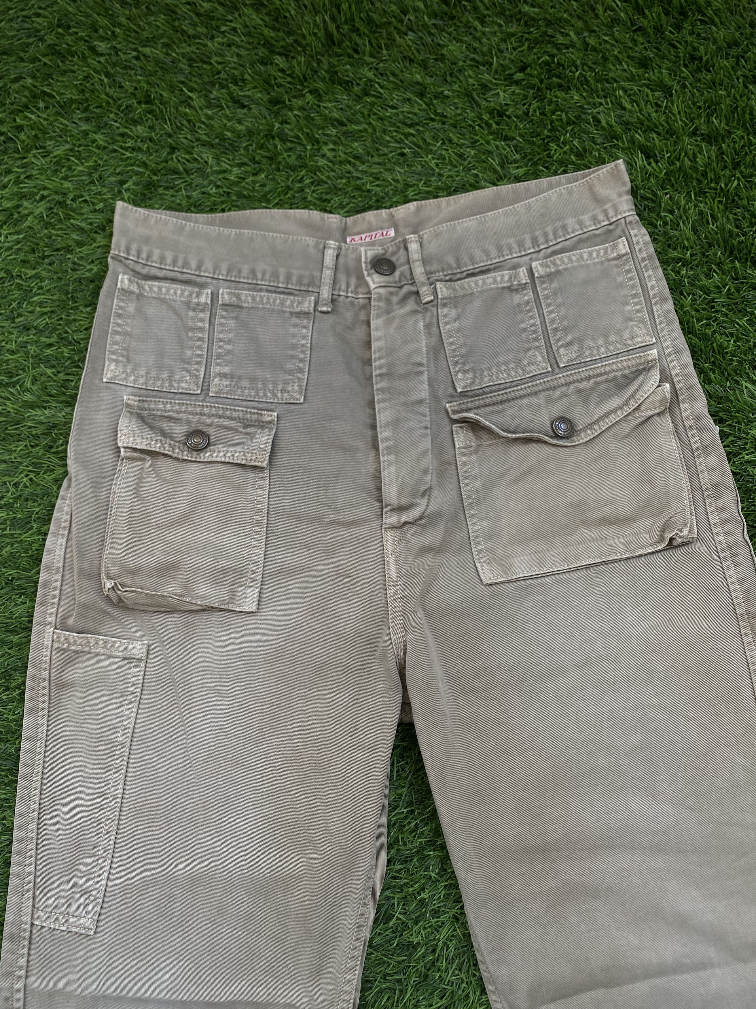 Japanese Brand Rare Kapital Buckle Multipocket Cargo Pants Size US 31 - 2 Thumbnail