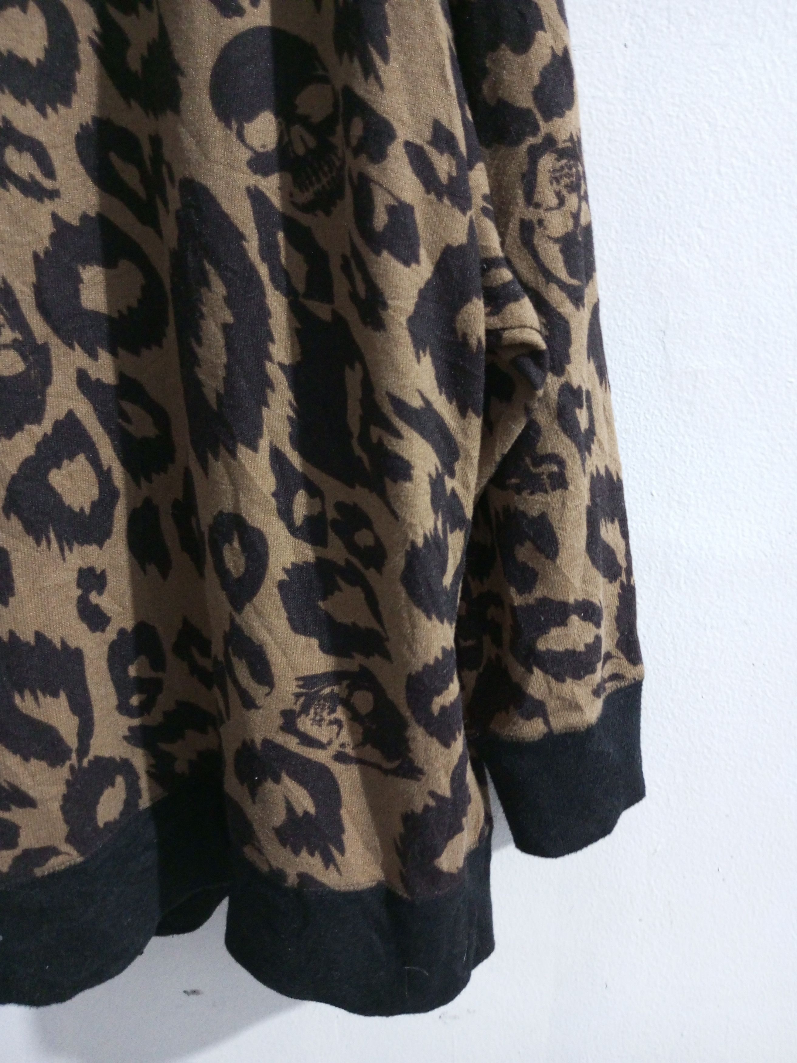 Dig Deep Vintage dig deep skulls leopard sweater Size US XXL / EU 58 / 5 - 8 Thumbnail