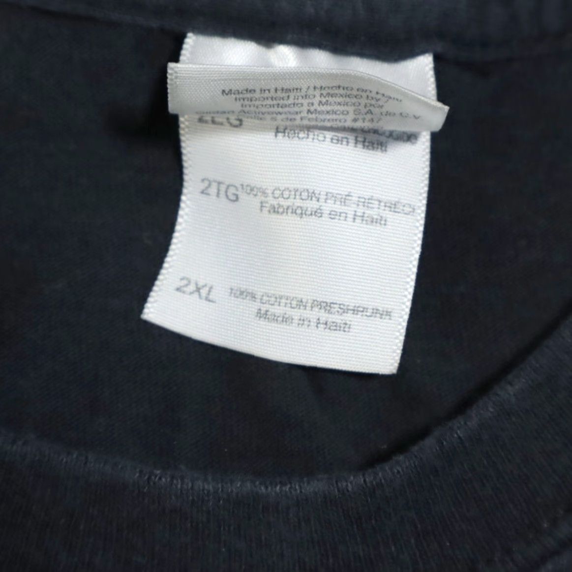 Gildan Gildan Shirt 2XL Navy Black Men’s Crew Neck Short Sleeve Solid T-Shirt Regular Fit 25in Chest 30in Length Navy Super Tucano Size US XXL / EU 58 / 5 - 6 Thumbnail
