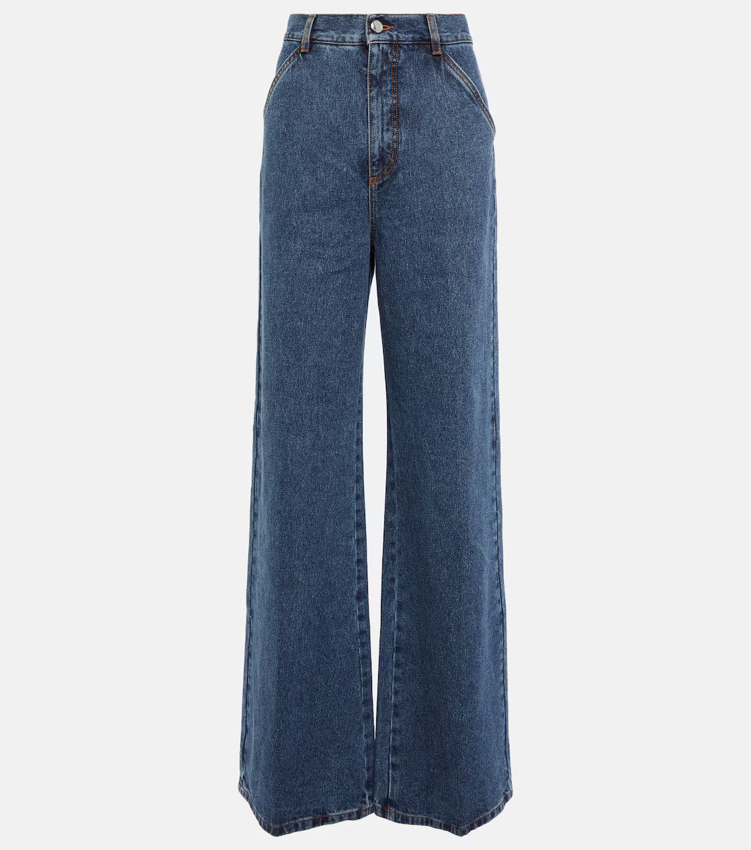 Chloe o1y0825 Denim Pant in Blue Size 32" / US 10 / IT 46 - 1 Thumbnail