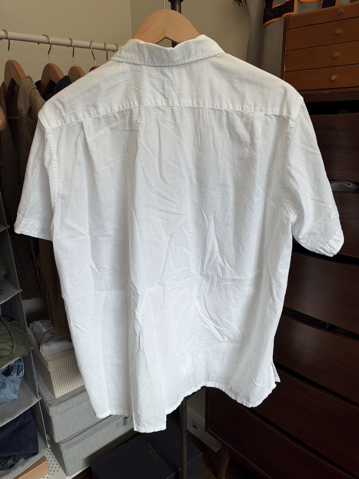Engineered Garments Camp Shirt White Cotton Handkerchief XL Size US XL / EU 56 / 4 - 2 Thumbnail