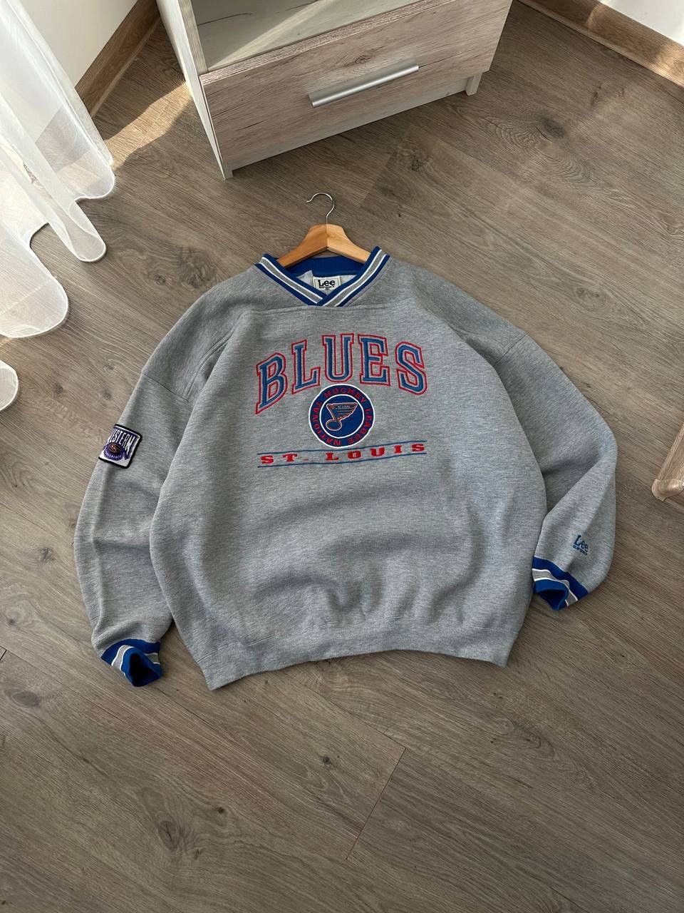 Vintage Blues St.Louis Gray Lee Sports Sweatshirt