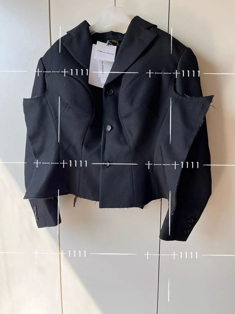 Comme des Garcons Comme des Garcons Spliced polyester long sleeve jacket Size XS / US 0-2 / IT 36-38 - 3 Thumbnail