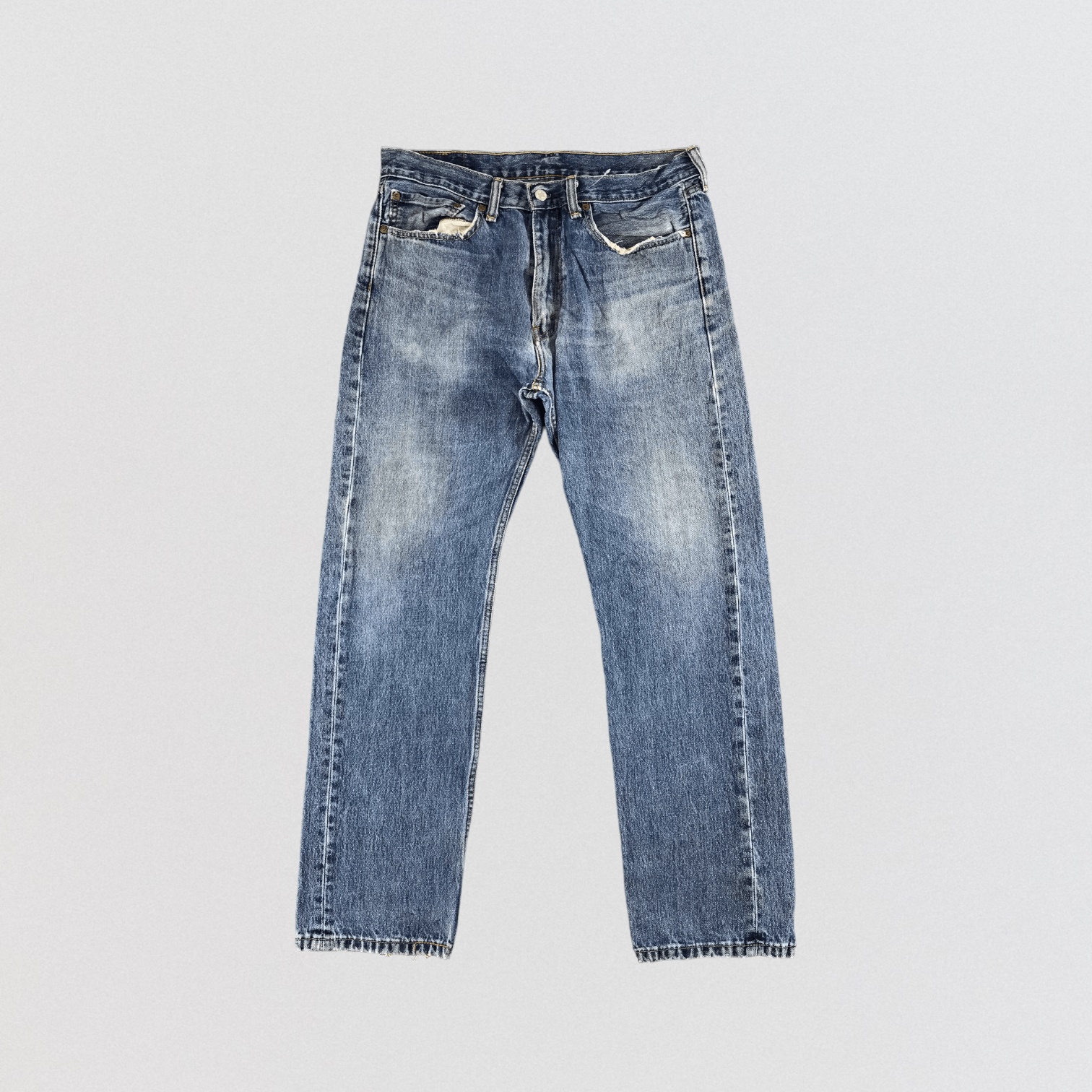 Levi's × Vintage Vintage Levis 505 Jeans-JM228 Size US 35 - 1 Thumbnail